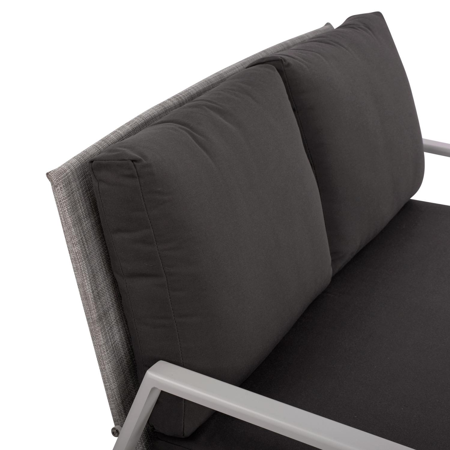 ΚΑΝΑΠΕΣ ΔΙΘΕΣΙΟΣ ΑΛΟΥΜΙΝΙΟΥ TABBY HM5561.01 ΛΕΥΚΟΣ ΜΕ ΜΑΞΙΛΑΡΙΑ - Image 5