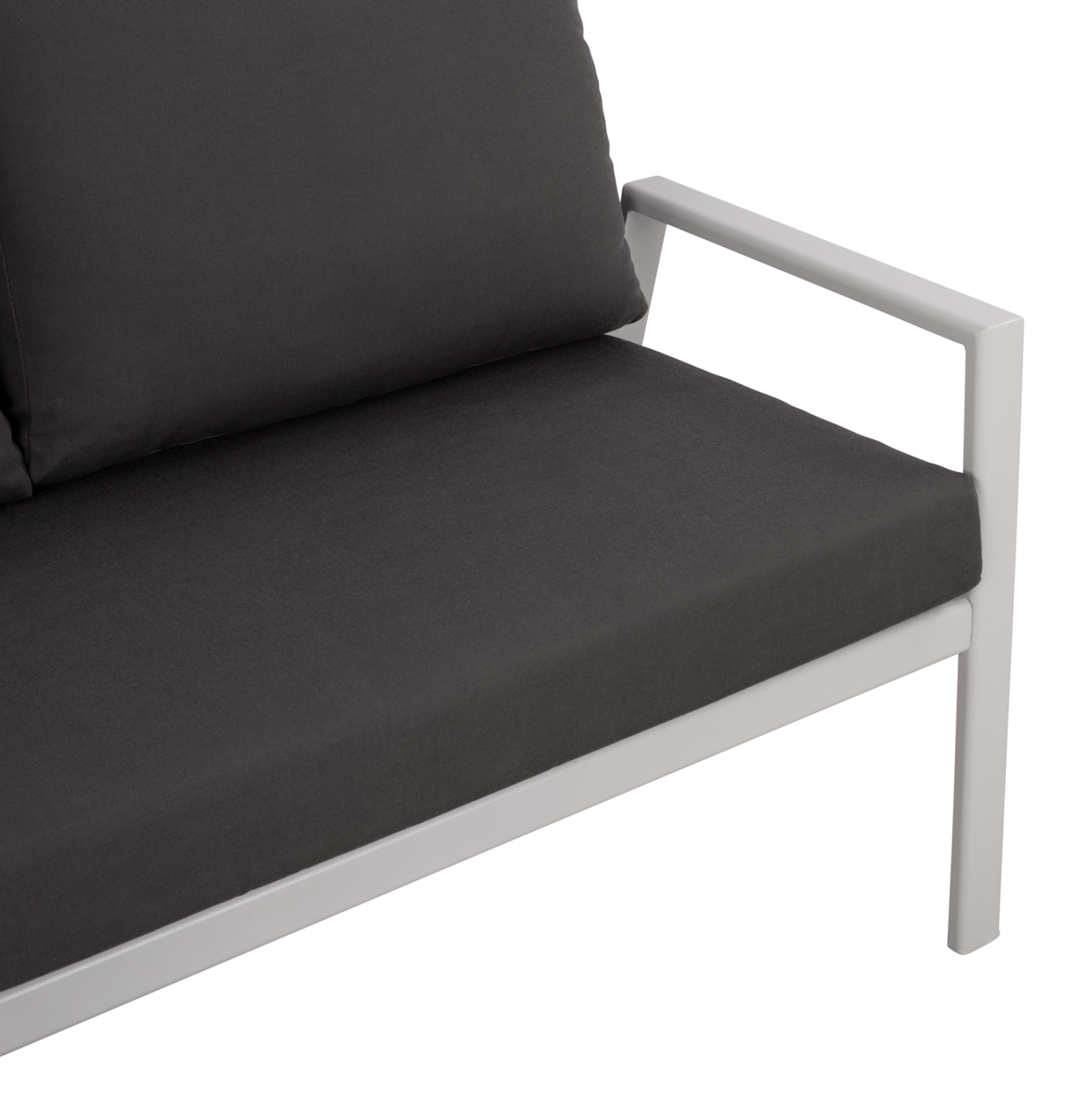 ΚΑΝΑΠΕΣ ΔΙΘΕΣΙΟΣ ΑΛΟΥΜΙΝΙΟΥ TABBY HM5561.01 ΛΕΥΚΟΣ ΜΕ ΜΑΞΙΛΑΡΙΑ - Image 6