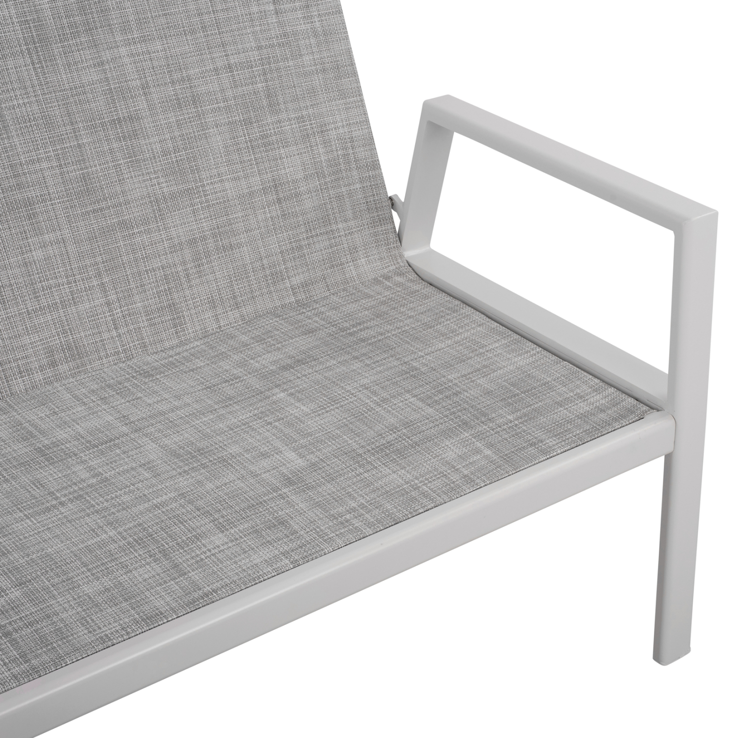 ΚΑΝΑΠΕΣ ΔΙΘΕΣΙΟΣ ΑΛΟΥΜΙΝΙΟΥ TABBY HM5561.01 ΛΕΥΚΟΣ ΜΕ ΜΑΞΙΛΑΡΙΑ - Image 9