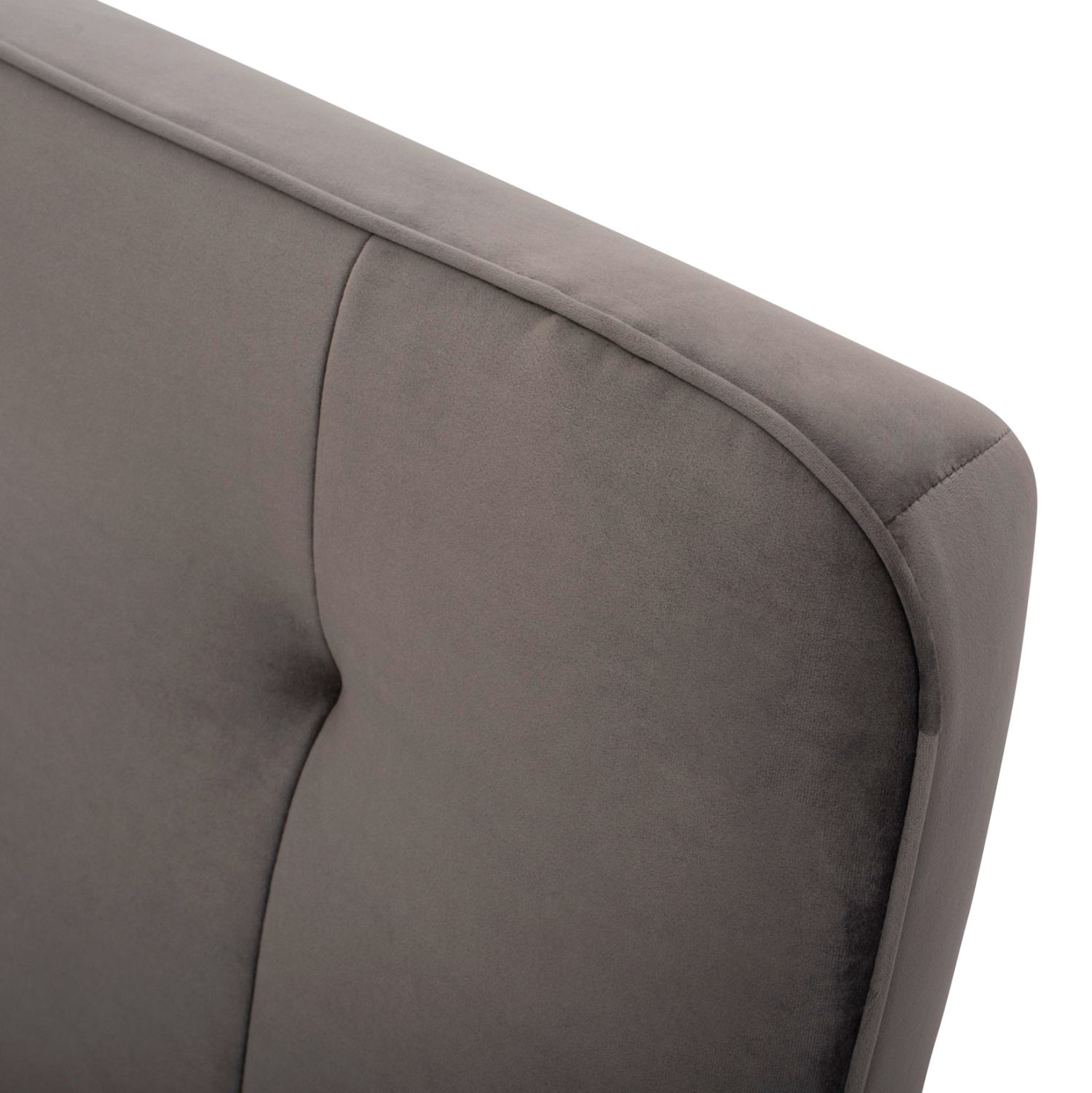 ΚΑΝΑΠΕΣ ΚΡΕΒΑΤΙ 3ΘΕΣΙΟΣ ΑΠΟ ΒΕΛΟΥΔΟ ΓΚΡΙ HM3168.01 193Χ85Χ88Υ εκ. - Image 8