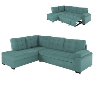 ΚΑΝΑΠΕΣ ΚΡΕΒΑΤΙ JADE HM3144.04L ΑΡΙΣΤΕΡΗ ΓΩΝΙΑ ΒΕΡΑΜΑΝ ΒΕΛΟΥΔΟ 250x80-180x73-88Υεκ.