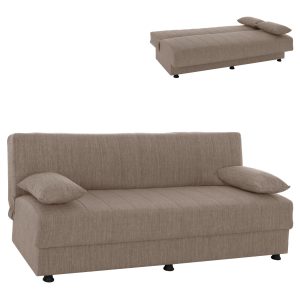 ΚΑΝΑΠΕΣ ΚΡΕΒΑΤΙ ANDRI ΤΡΙΘΕΣΙΟΣ ΜΠΕΖ HM3239.04 180x83x74Υ εκ.