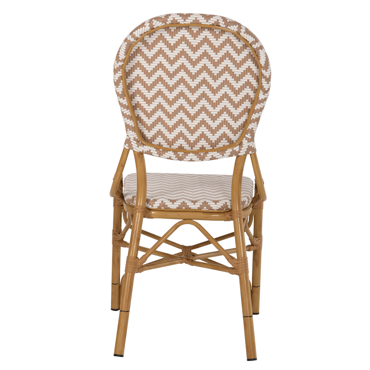 ΚΑΡΕΚΛΑ ΑΛΟΥΜΙΝΙΟΥ BAMBOO LOOK ΦΥΣΙΚΟ - ΛΕΥΚΟ HM5927.03 46x56x95Yεκ. - Image 6