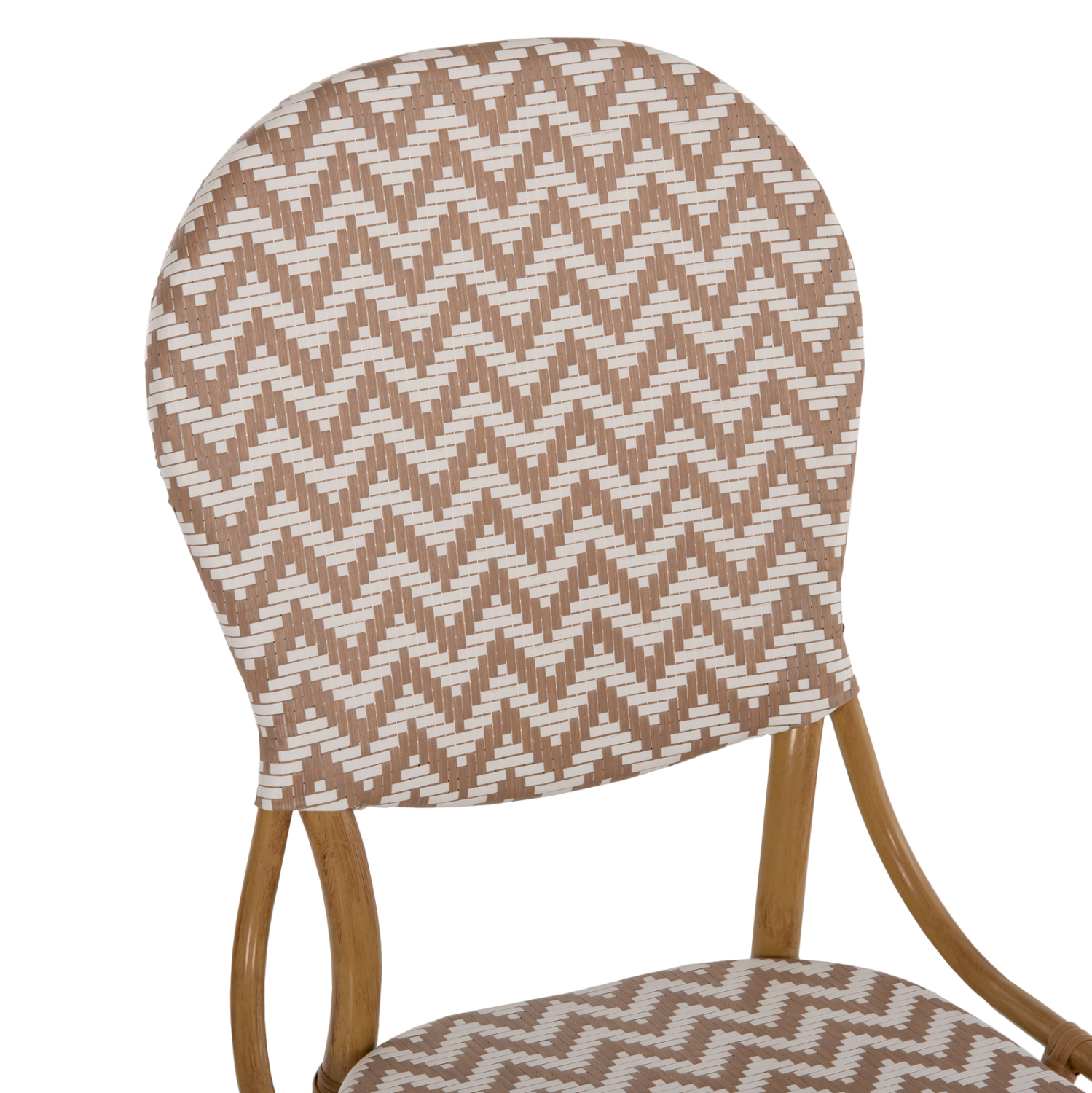 ΚΑΡΕΚΛΑ ΑΛΟΥΜΙΝΙΟΥ BAMBOO LOOK ΦΥΣΙΚΟ - ΛΕΥΚΟ HM5927.03 46x56x95Yεκ. - Image 7