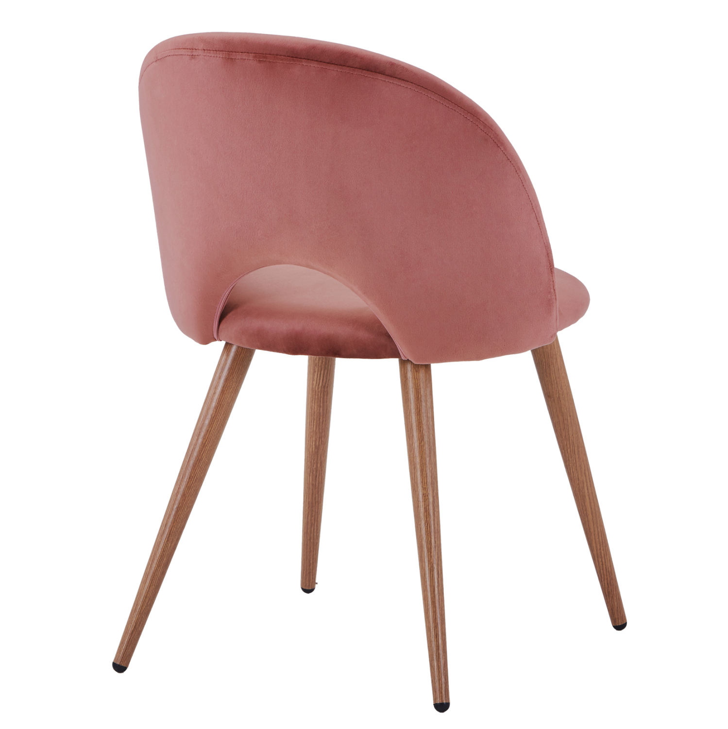 ΚΑΡΕΚΛΑ SADIE ΒΕΛΟΥΔΟ ΣΑΠΙΟ ΜΗΛΟ ΚΑΙ ΜΕΤΑΛΛΙΚΑ ΠΟΔΙΑ HM8544.02 52x49,5x77Υ εκ. - Image 5