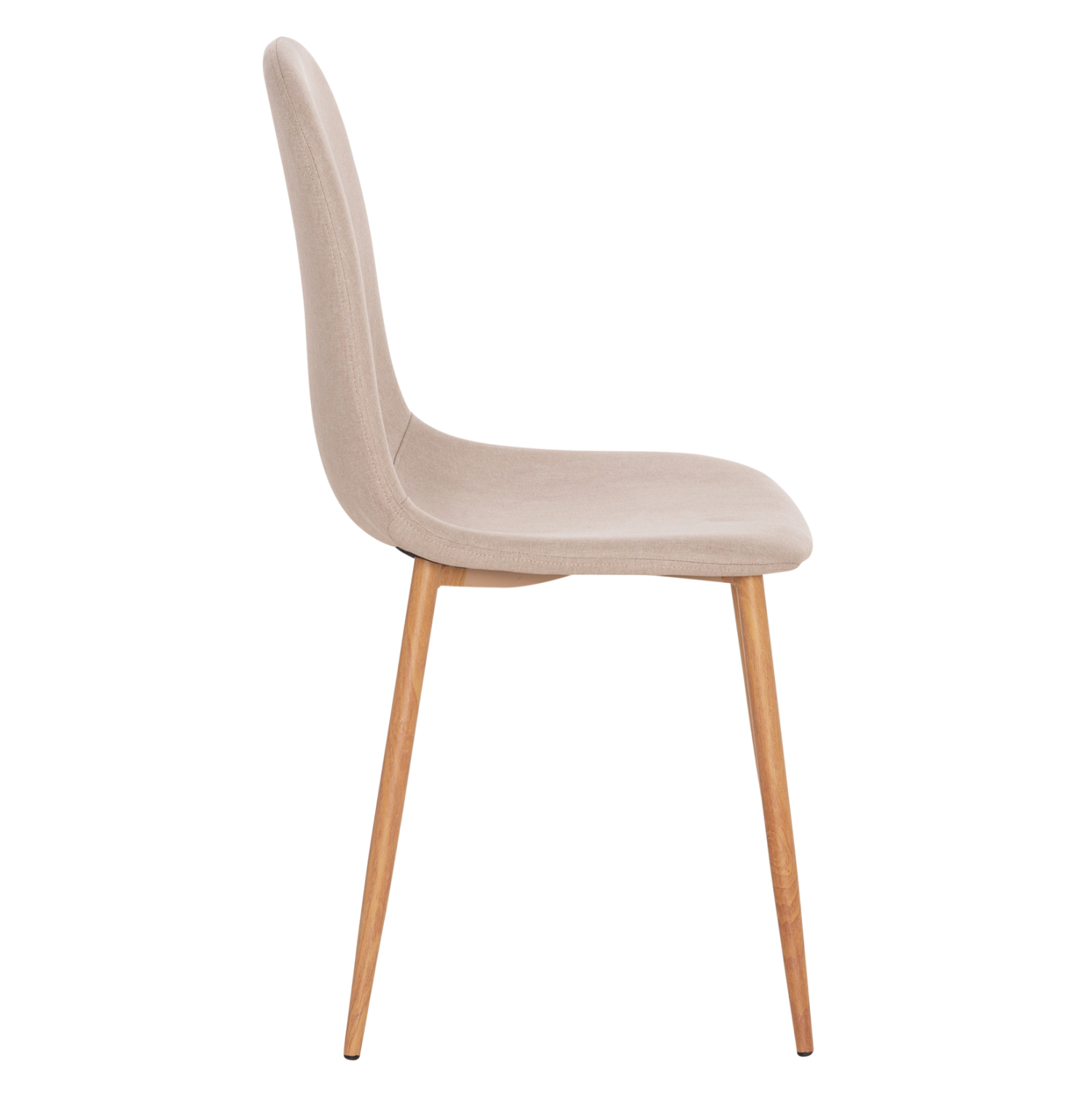 ΚΑΡΕΚΛΑ LEONARDO HM00100.07 ΥΦΑΣΜΑ ΜΠΕΖ ΚΑΙ ΚΑΦΕ ΜΕΤΑΛΛΙΚΑ ΠΟΔΙΑ 44x48x89Υεκ. - Image 4