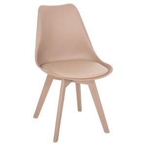 ΚΑΡΕΚΛΑ VEGAS HM0033.45 ΜΕ ΠΟΔΙ ΠΟΛΥΠΡΟΠΥΛΕΝΙΟΥ ΣΕ ΧΡΩΜΑ ΚΑΠΟΥΤΣΙΝΟ 49x55,5x84Υ