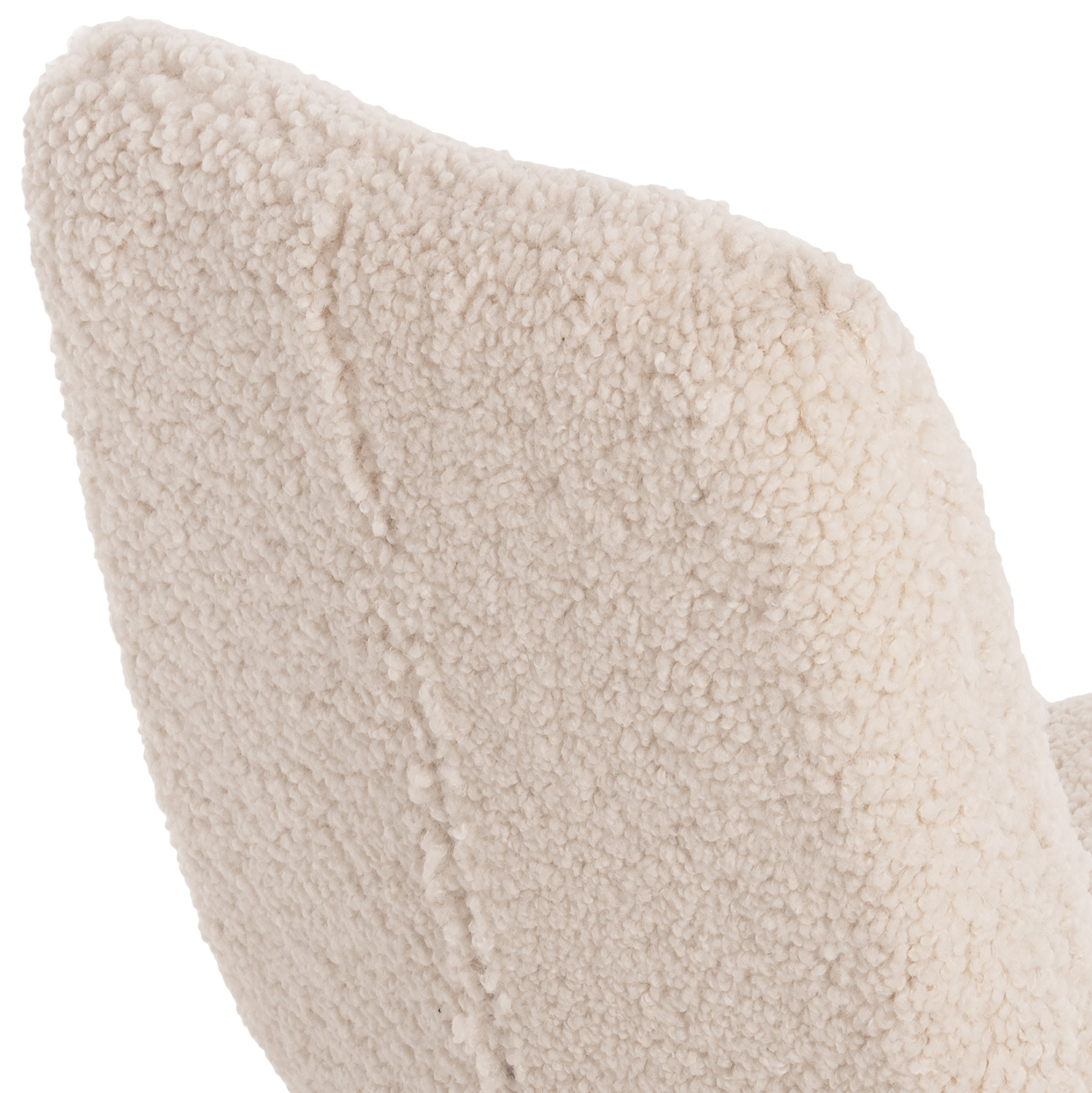 ΚΑΡΕΚΛΑ SHELLY HM8590.02 ΛΕΥΚΟ TEDDY ΥΦΑΣΜΑ ME ΜΕΤΑΛΛΙΚΑ ΜΑΥΡΑ ΠΟΔΙΑ 48x64x87Yεκ. - Image 10