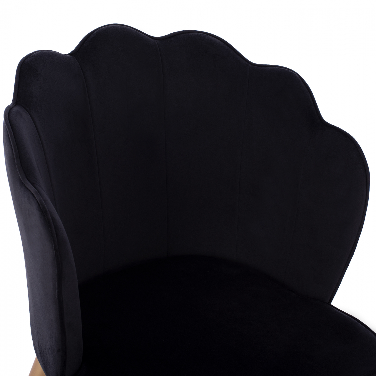 ΚΑΡΕΚΛΑ AVIE HM8737.04 ΒΕΛΟΥΔΟ ΜΑΥΡΟ ΜΕ ΜΕΤΑΛΛΙΚΟ ΧΡΥΣΟ ΣΚΕΛΕΤΟ 48x48x85 εκ. - Image 7