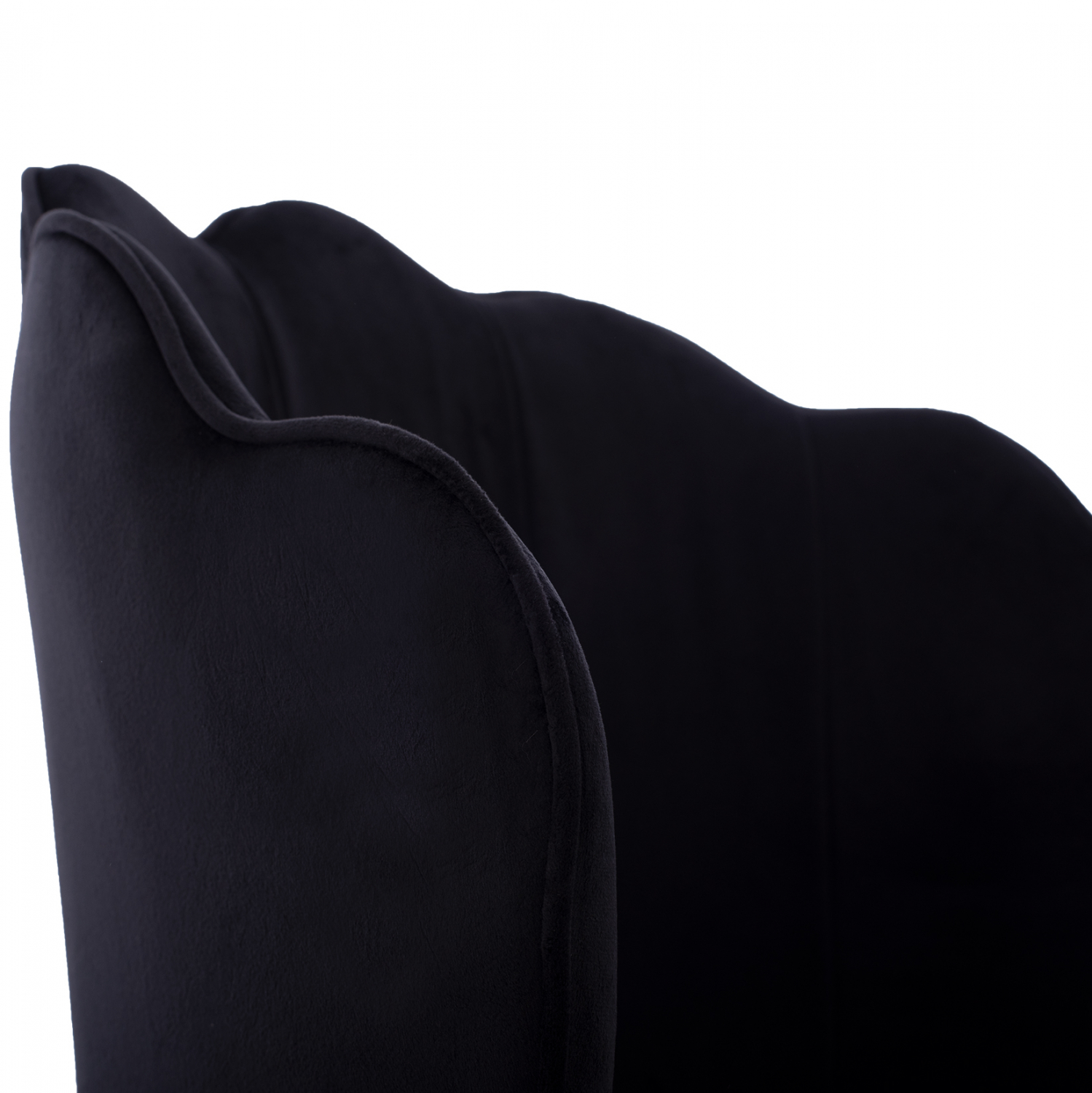 ΚΑΡΕΚΛΑ AVIE HM8737.04 ΒΕΛΟΥΔΟ ΜΑΥΡΟ ΜΕ ΜΕΤΑΛΛΙΚΟ ΧΡΥΣΟ ΣΚΕΛΕΤΟ 48x48x85 εκ. - Image 10