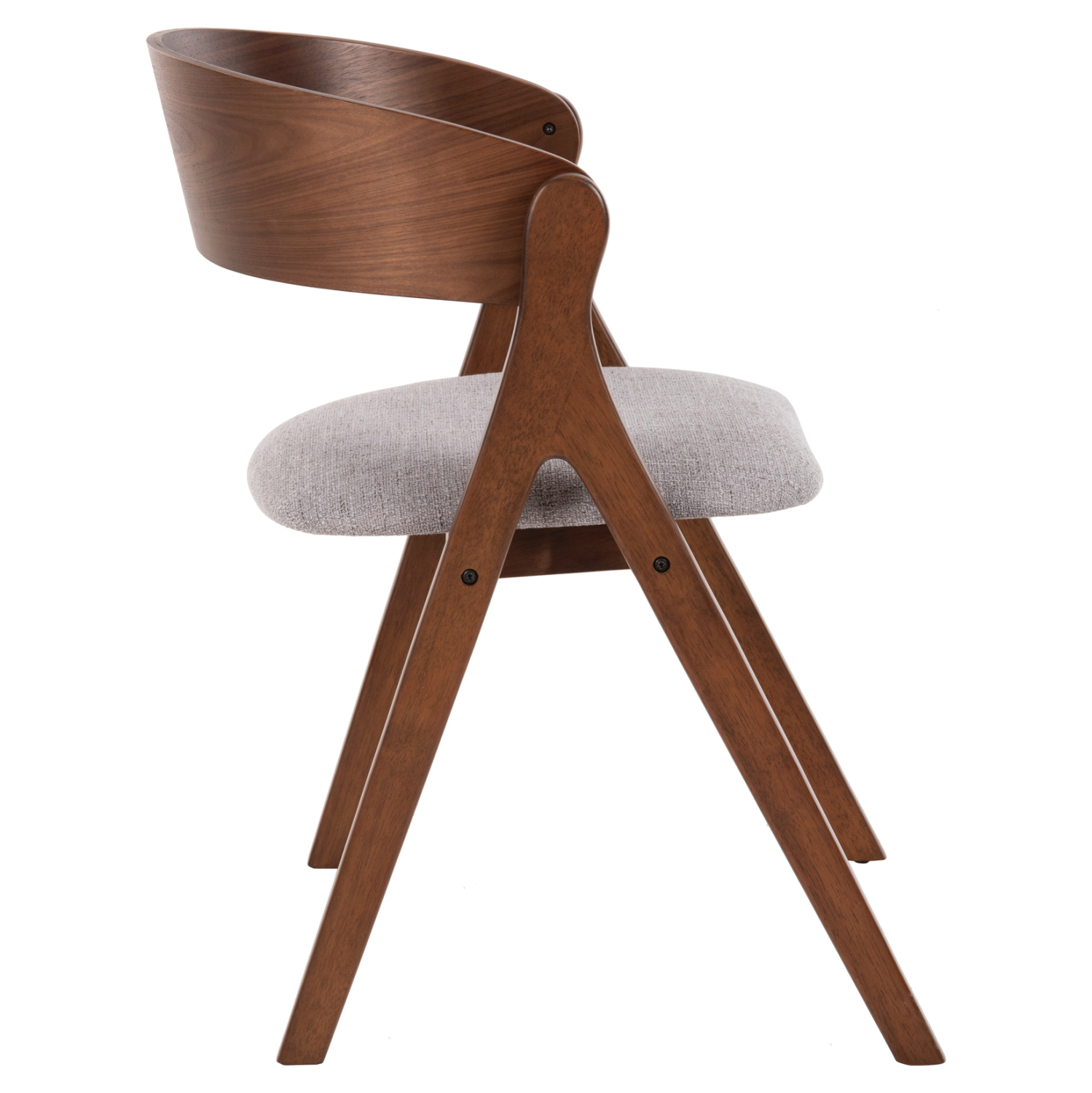 ΚΑΡΕΚΛΑ NEKKER HM9739.02 RUBBERWOOD ΣΕ ΚΑΡΥΔΙ-ΓΚΡΙ ΥΦΑΣΜΑ ΚΑΘΙΣΜΑ 56x55x78Yεκ. - Image 4