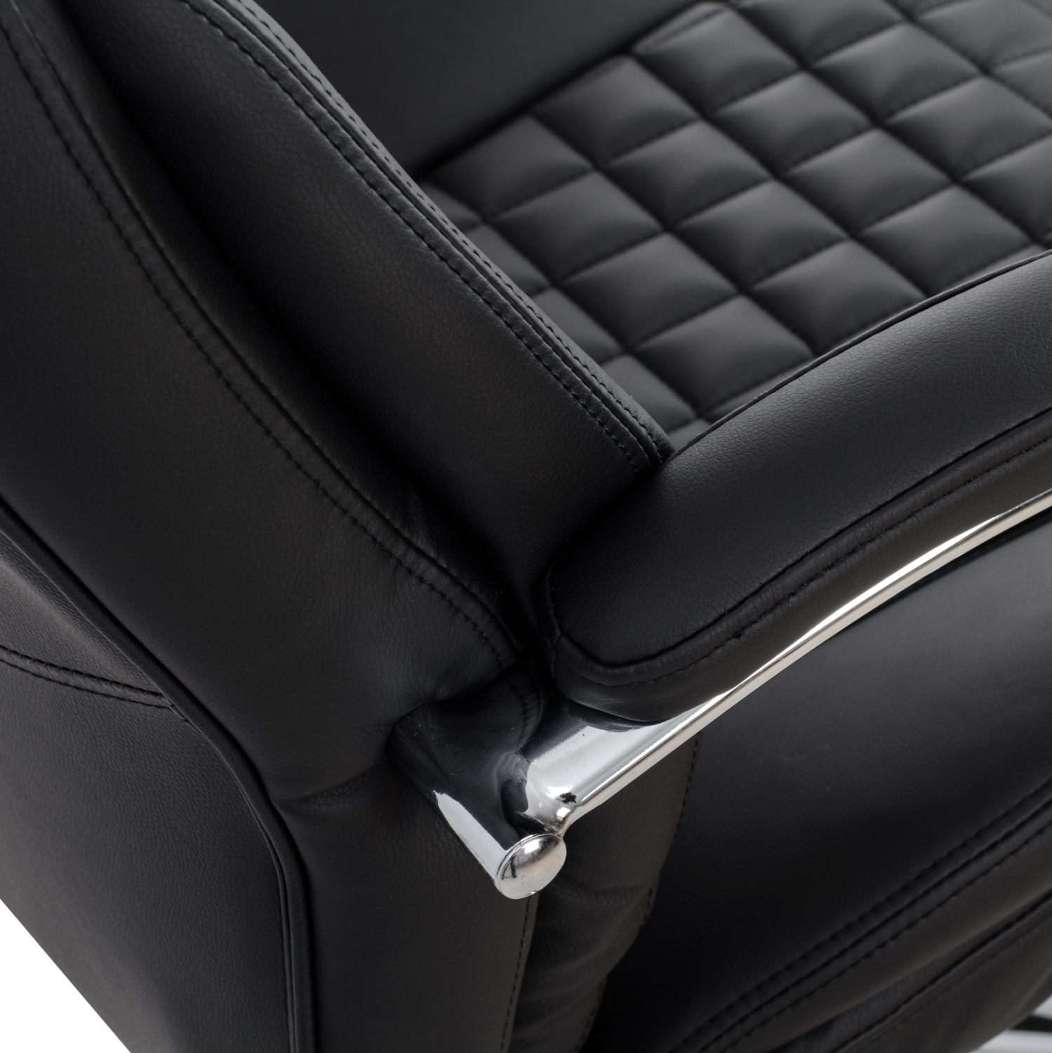 ΚΑΡΕΚΛΑ ΓΡΑΦΕΙΟΥ KIEV HM1097.01 ΜΑΥΡΗ 65x80x127cm - Image 9