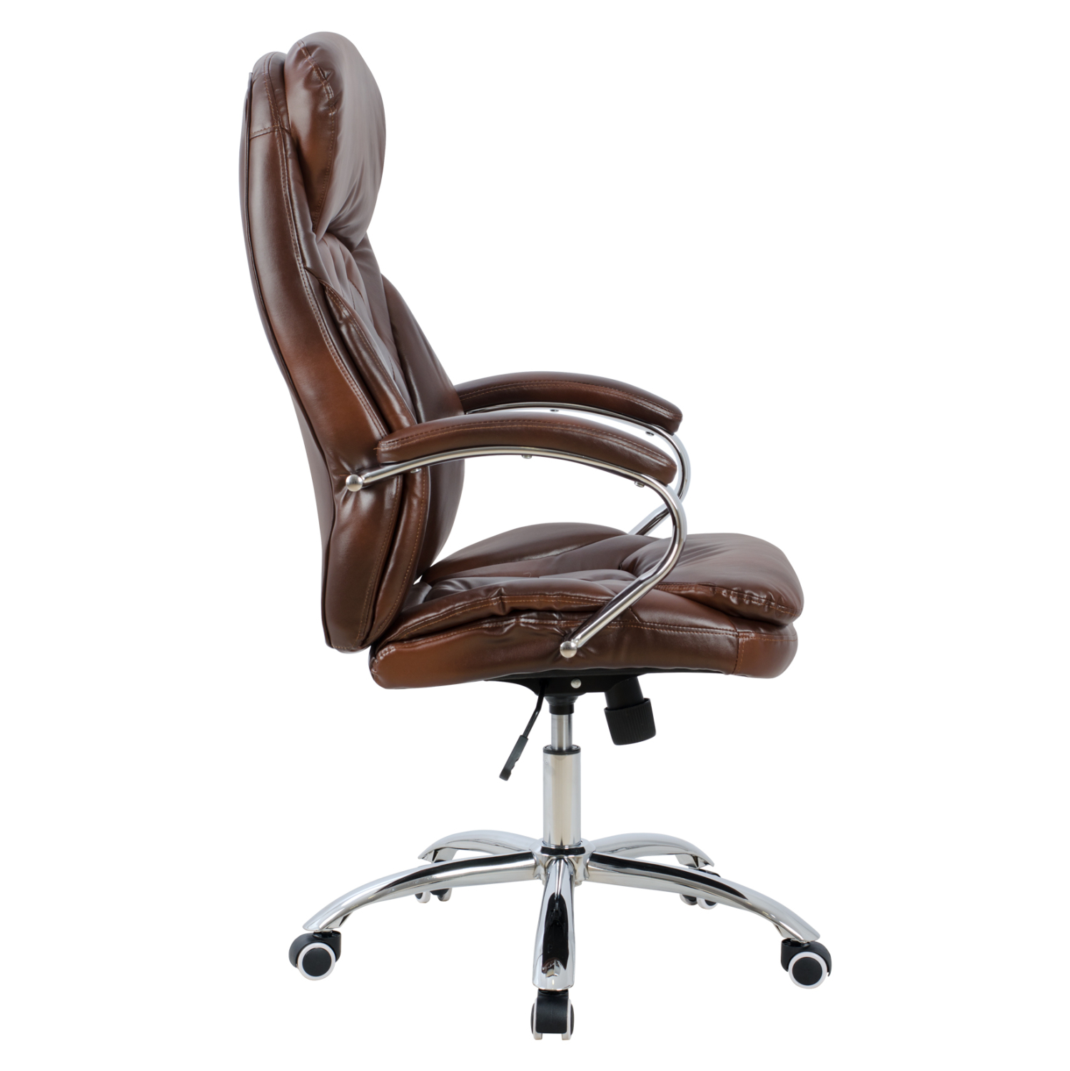 ΚΑΡΕΚΛΑ ΓΡΑΦΕΙΟΥ LANISHA HM1099.09 ΚΑΦΕ 65x73x125cm - Image 3