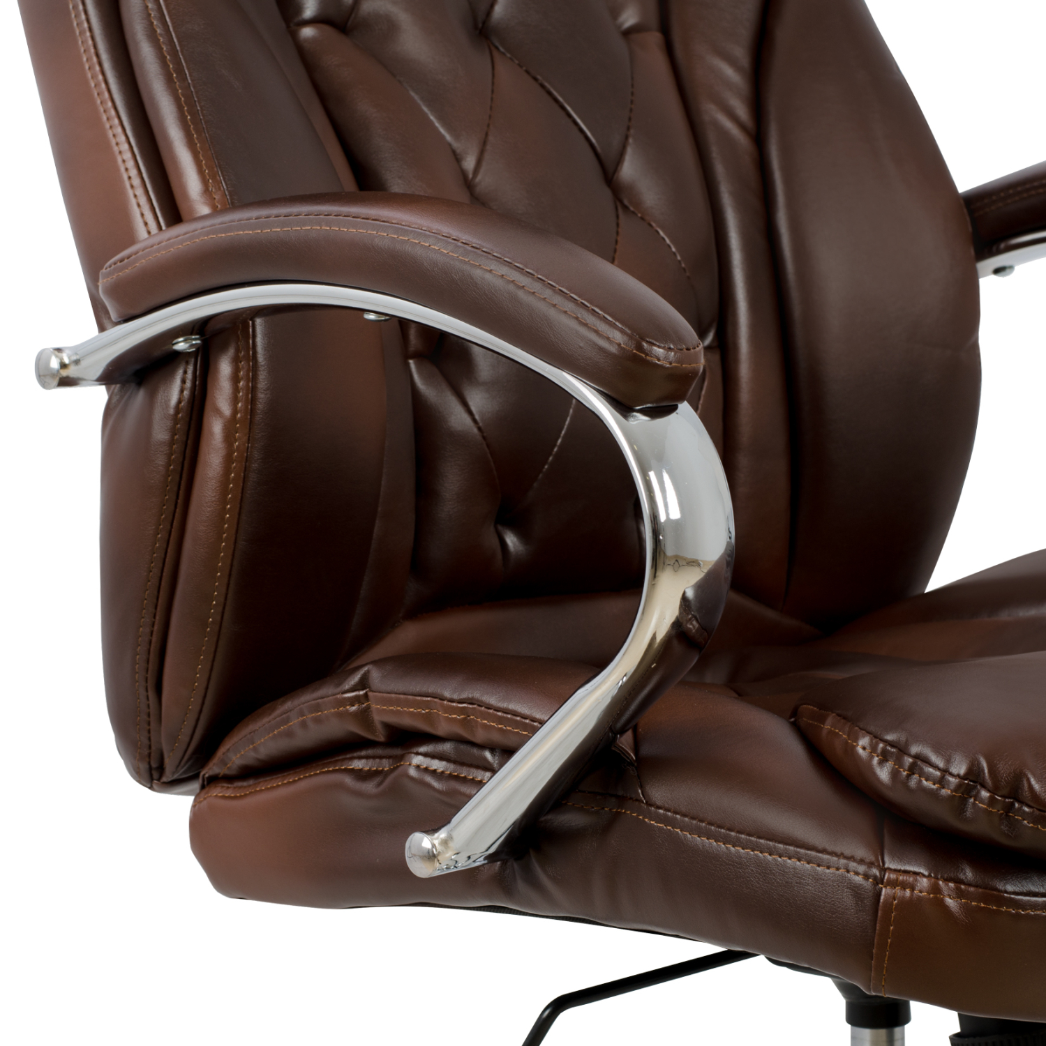 ΚΑΡΕΚΛΑ ΓΡΑΦΕΙΟΥ LANISHA HM1099.09 ΚΑΦΕ 65x73x125cm - Image 7