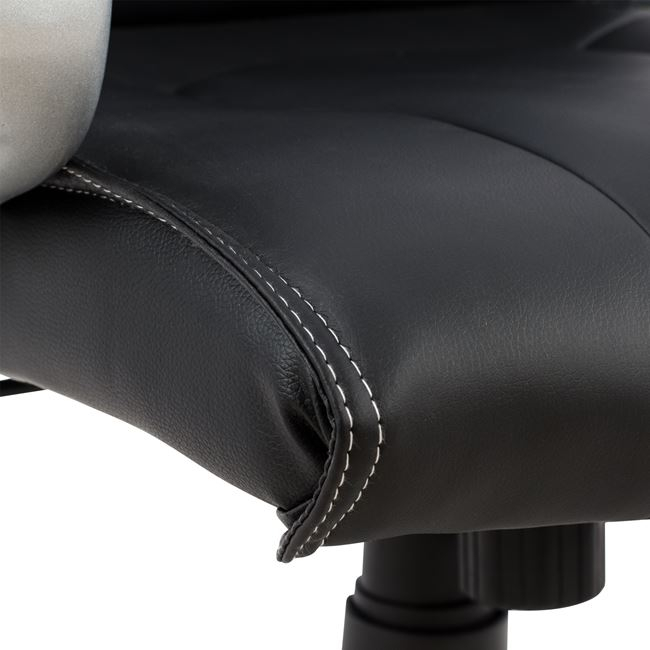 ΚΑΡΕΚΛΑ ΓΡΑΦΕΙΟΥ CHANDER ΔΙΕΥΘΥΝΤΙΚΗ HM1092.01 ΜΑΥΡΗ 50x69x118,5 cm - Image 8