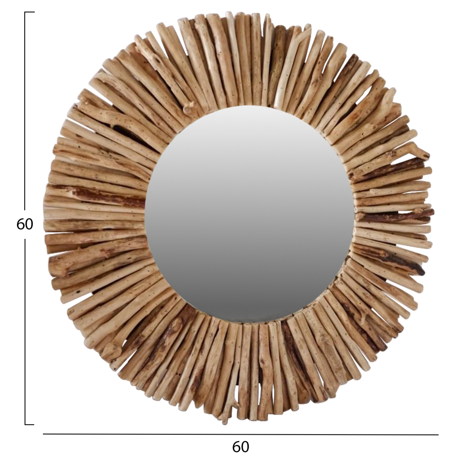 ΚΑΘΡΕΠΤΗΣ ΑΠΟ DRIFTWOOD ΦΥΣΙΚΟ HM7720 60X5X60YΕΚ. - Image 2