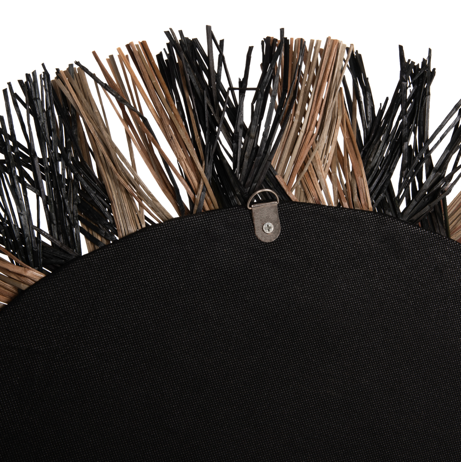 ΚΑΘΡΕΠΤΗΣ ΤΟΙΧΟΥ HM7833 ΜΕ ΠΛΕΚΤΟ ΠΛΑΙΣΙΟ MENDONG GRASS Φ70εκ ΣΕ ΜΑΥΡΟ & ΦΥΣΙΚΟ - Image 4