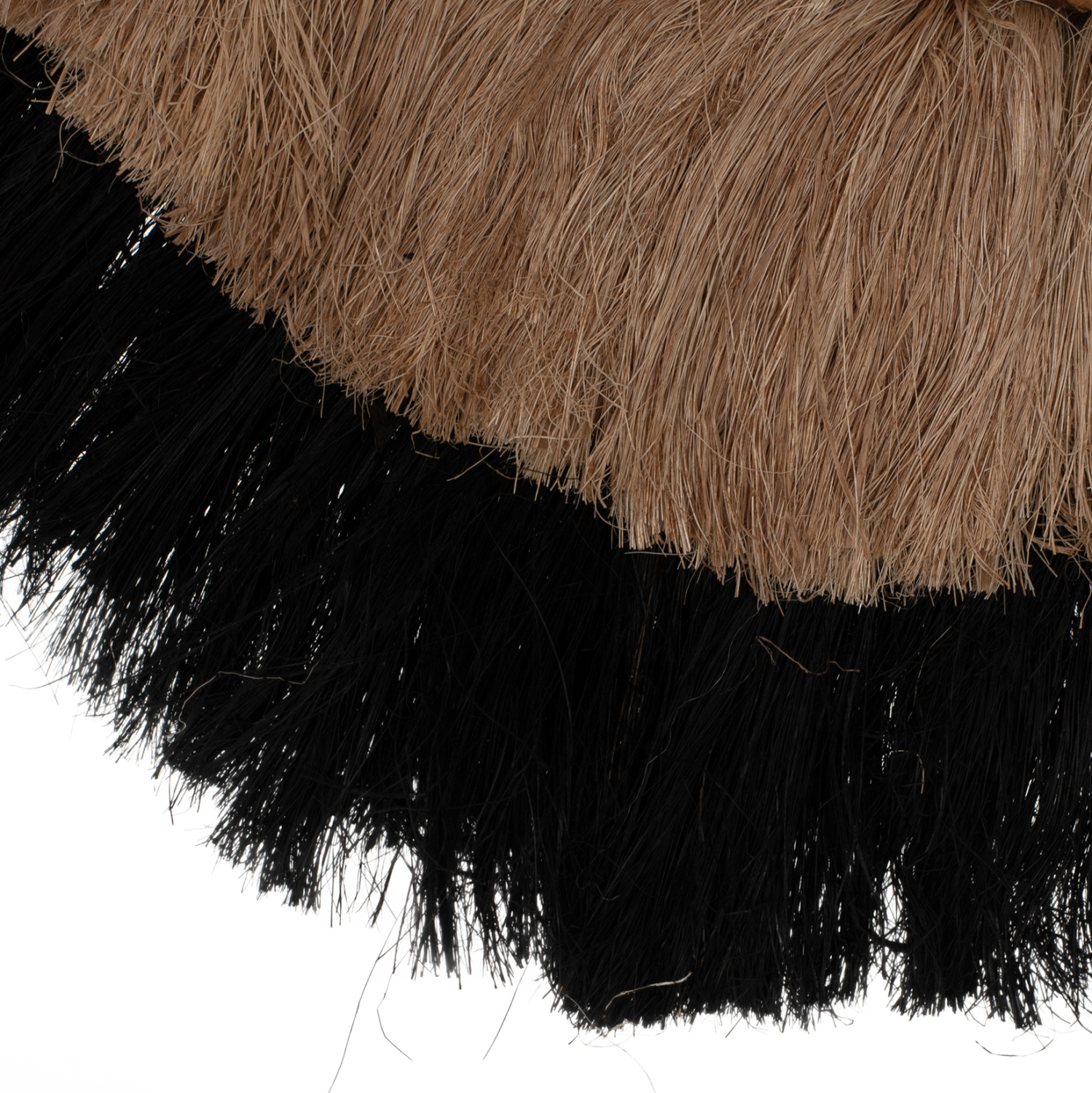 ΚΑΘΡΕΠΤΗΣ ΤΟΙΧΟΥ ΣΤΡΟΓΓΥΛΟΣ ΑΠΟ ΙΝΕΣ ΚΑΝΝΑΒΗΣ ΜΑΝΙΛΑΣ ΣΕ ΧΡΩΜΑ ΦΥΣΙΚΟ ΜΑΥΡΟ 70x4x70Υεκ.HM7737 - Image 4