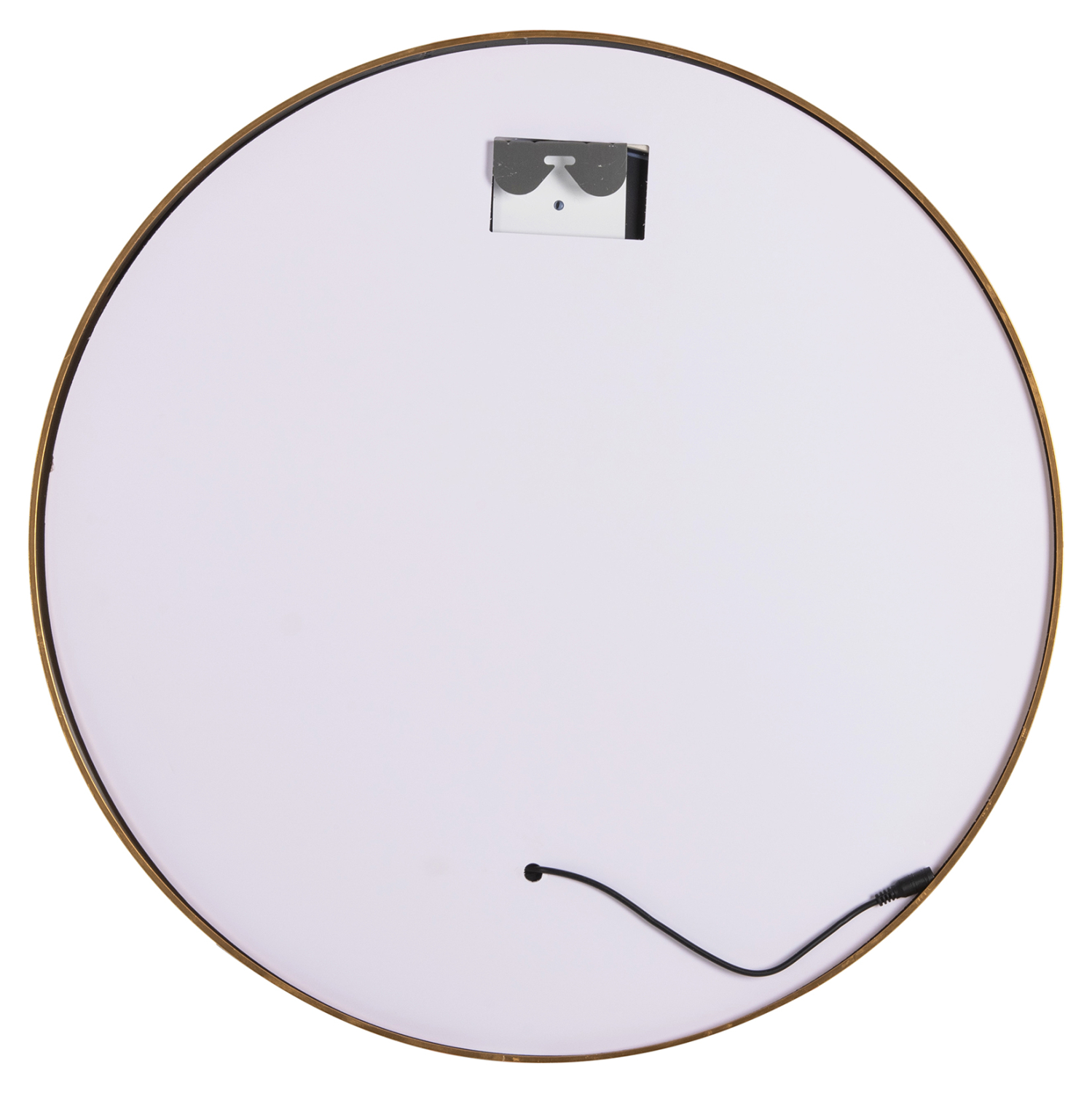 ΚΑΘΡΕΠΤΗΣ ΤΟΙΧΟΥ ΣΤΡΟΓΓΥΛΟΣ HM9580.30 ΑΛΟΥΜΙΝΙΟ ΣΕ ΧΡΥΣΟ-ΦΩΤΙΣΜΟΣ LED Φ60x3εκ. - Image 4