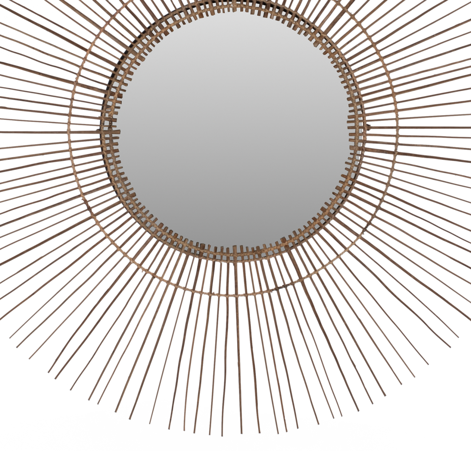 ΚΑΘΡΕΠΤΗΣ ΤΟΙΧΟΥ ΣΤΡΟΓΓΥΛΟΣ ΜΕ STICKS ΚΟΚΟΦΟΙΝΙΚΑ ΣΕ ΦΥΣΙΚΟ 120x4x120Yεκ.HM7732 - Image 3