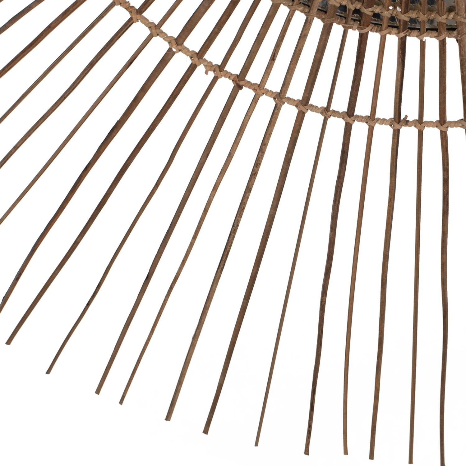 ΚΑΘΡΕΠΤΗΣ ΤΟΙΧΟΥ ΣΤΡΟΓΓΥΛΟΣ ΜΕ STICKS ΚΟΚΟΦΟΙΝΙΚΑ ΣΕ ΦΥΣΙΚΟ 120x4x120Yεκ.HM7732 - Image 6