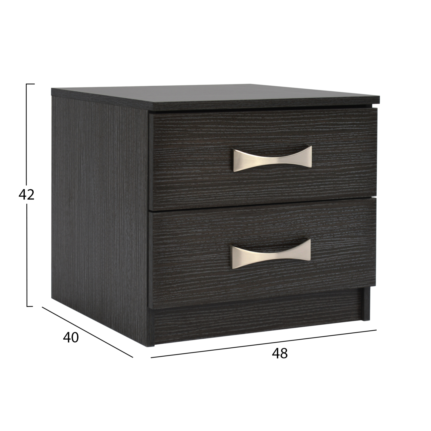 ΚΟΜΟΔΙΝΟ ΜΕ 2 ΣΥΡΤΑΡΙΑ ΚΑΙ ΧΕΡΟΥΛΙ ASHLYN HM2235.01 ZEBRANO 48x40x42Yεκ. - Image 2