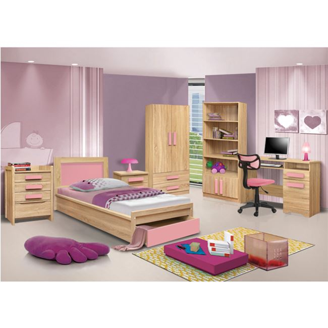 ΚΟΜΟΔΙΝΟ PLAYROOM SONAMA-ΡΟΖ HM331+HM336.02 40Χ48Χ39εκ. - Image 3
