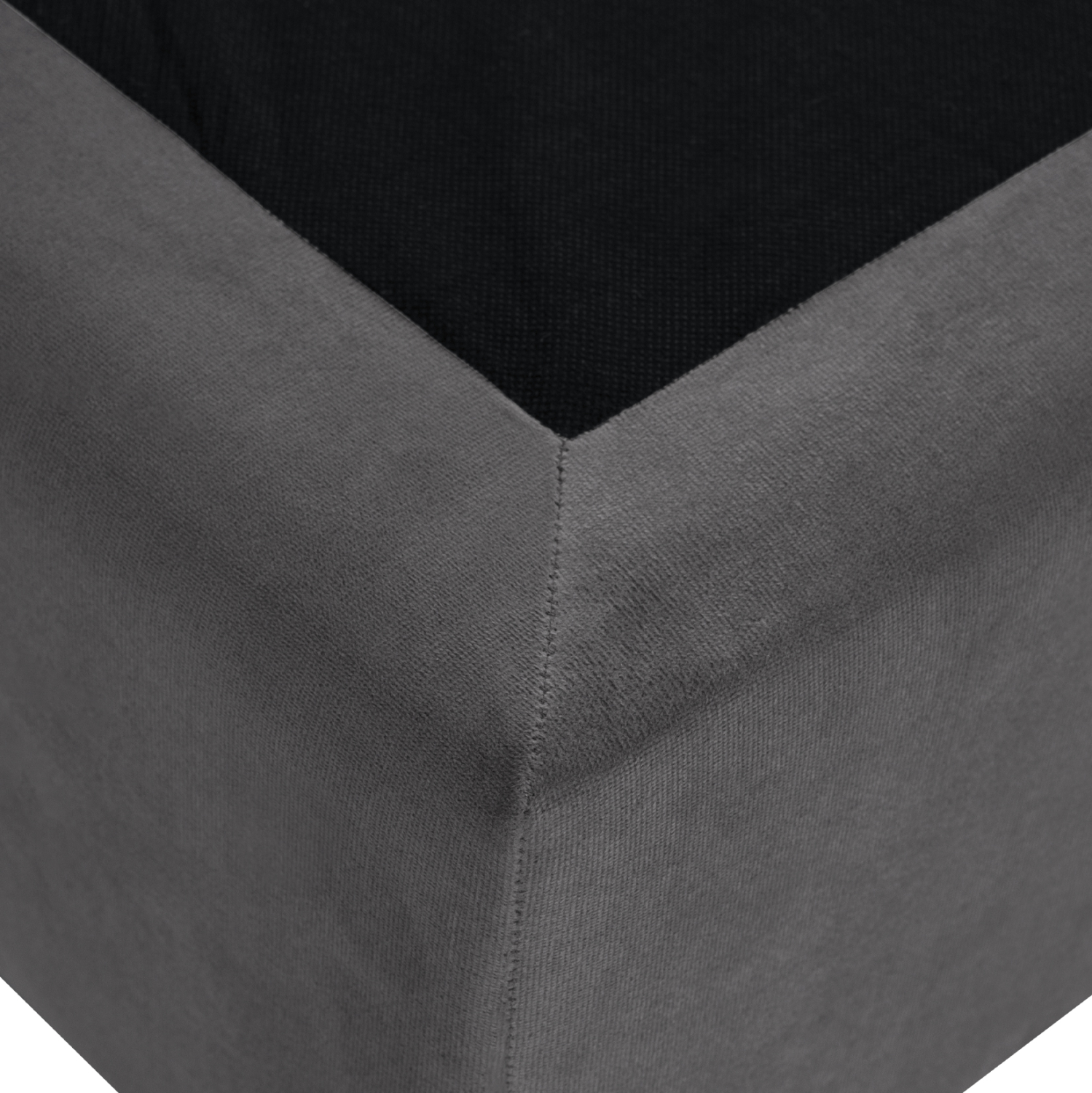 ΚΡΕΒΑΤΙ DOLORES ΑΠΟ ΓΚΡΙ ΒΕΛΟΥΔΟ HM637.10 ΓΙΑ ΣΤΡΩΜΑ 150x200 εκ. - Image 7