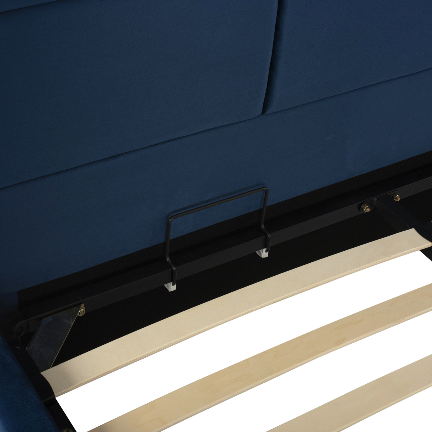 ΚΡΕΒΑΤΙ BRILEY ΒΕΛΟΥΔΟ ΜΠΛΕ ΜΕ ΑΠΟΘΗΚΕΥΤΙΚΟ ΧΩΡΟ 160x200εκ. HM583.08 - Image 6