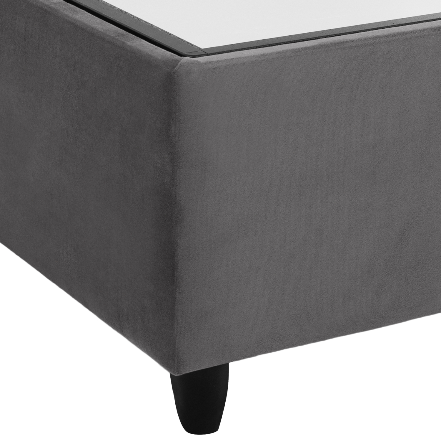 ΚΡΕΒΑΤΙ MALENA ΜΕ ΑΠΟΘΗΚΕΥΤΙΚΟ ΑΠΟ ΓΚΡΙ ΒΕΛΟΥΔΟ HM624.10 ΓΙΑ ΣΤΡΩΜΑ 160x200 εκ. - Image 7