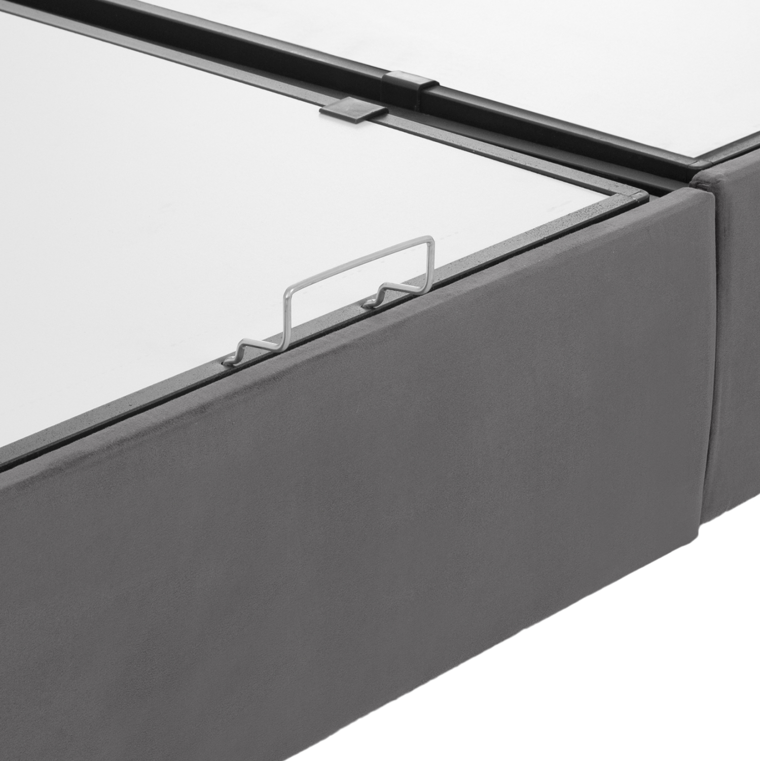 ΚΡΕΒΑΤΙ MALENA ΜΕ ΑΠΟΘΗΚΕΥΤΙΚΟ ΑΠΟ ΓΚΡΙ ΒΕΛΟΥΔΟ HM624.10 ΓΙΑ ΣΤΡΩΜΑ 160x200 εκ. - Image 8