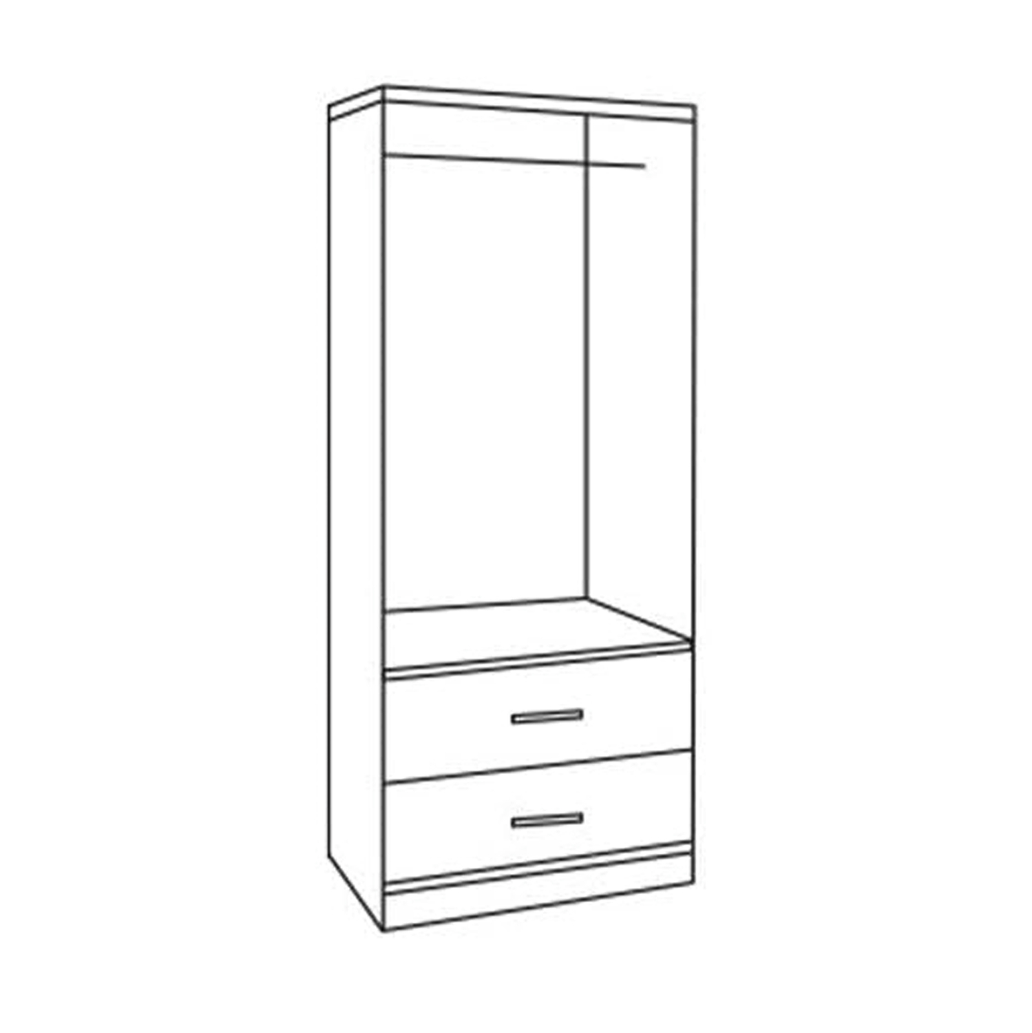 ΝΤΟΥΛΑΠΑ 2ΦΥΛΛΗ ME 2 ΣΥΡΤΑΡΙΑ REINA HM338.01 ZEBRANO 80Χ42Χ181εκ. - Image 2