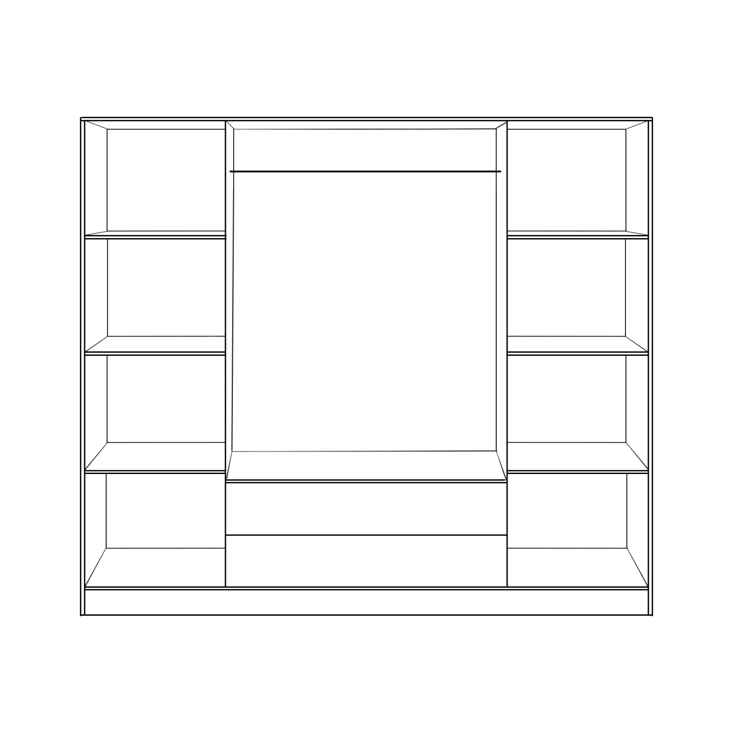 ΝΤΟΥΛΑΠΑ 4ΦΥΛΛΗ AZALEA ΜΕ 2 ΣΥΡΤΑΡΙΑ 200Χ56Χ180Υεκ. HM353.04 SONAMA-ΓΚΡΙ - Image 2