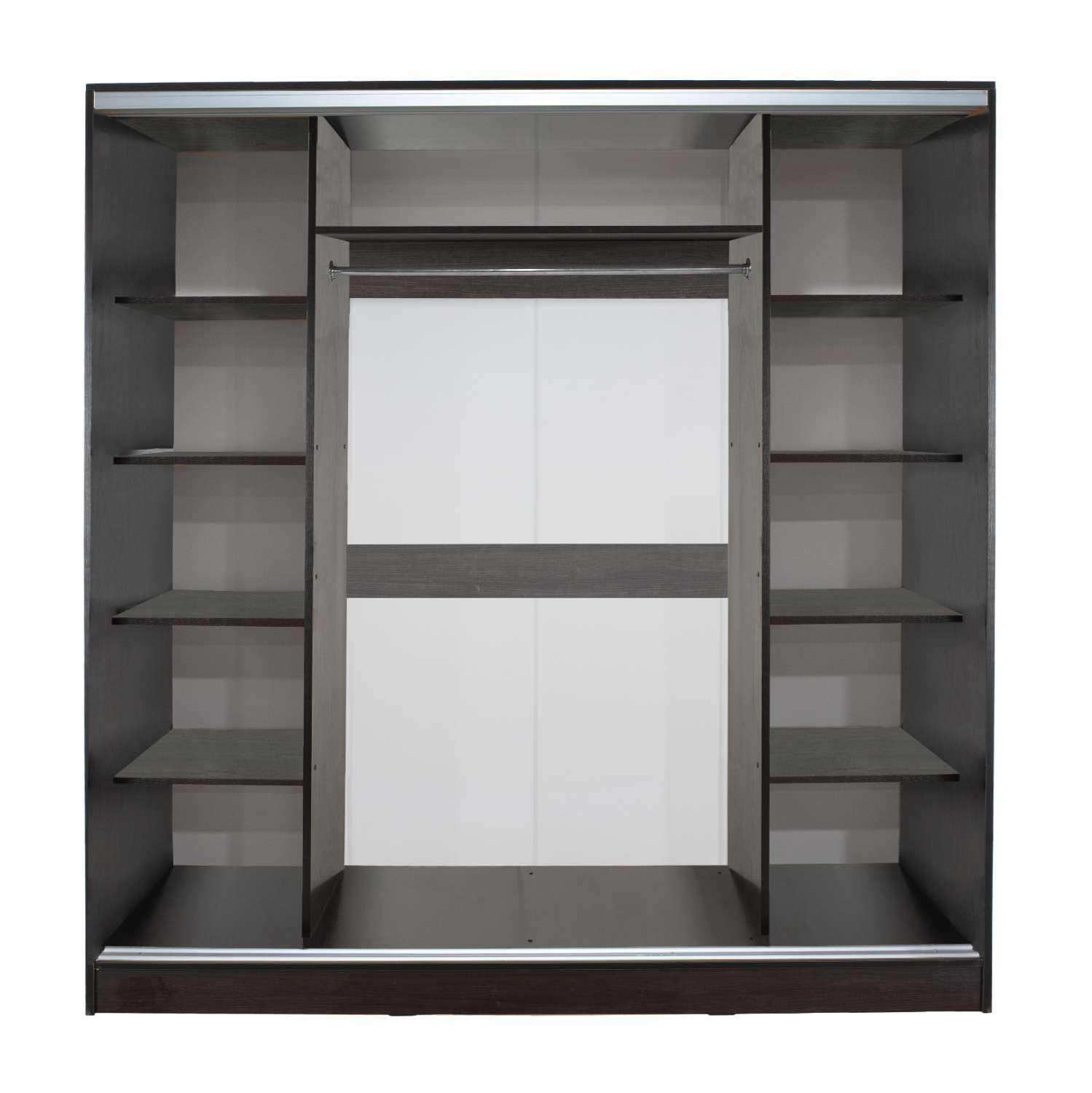 ΝΤΟΥΛΑΠΑ ΣΥΡΟΜΕΝΗ ADLER ΜΕΛΑΜΙΝΗΣ ΒΕΓΓΕ ΜΕ ΚΑΘΡΕΠΤΗ HM2435.02 200X60X210Υεκ - Image 3