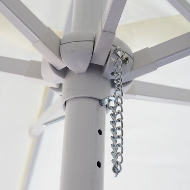 ΟΜΠΡΕΛΑ ΕΠΑΓΓΕΛΜΑΤΙΚΗ BRAYDON 2M ΕΚΡΟΥ ΜΟΝΟΚΟΜΜΑΤΟΣ ΙΣΤΟΣ HM6001 - Image 3