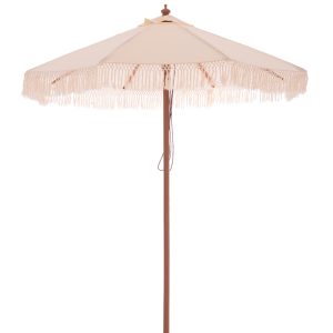 ΟΜΠΡΕΛΑ ΕΠΑΓΓΕΛΜΑΤΙΚΗ WAGNER ΜΑΚΡΑΜΕ ΚΡΟΣΙ ΜΠΕΖ ΜΕ ΞΥΛΙΝΟ ΣΚΕΛΕΤΟ Φ225X2.60Υm HM5777.01