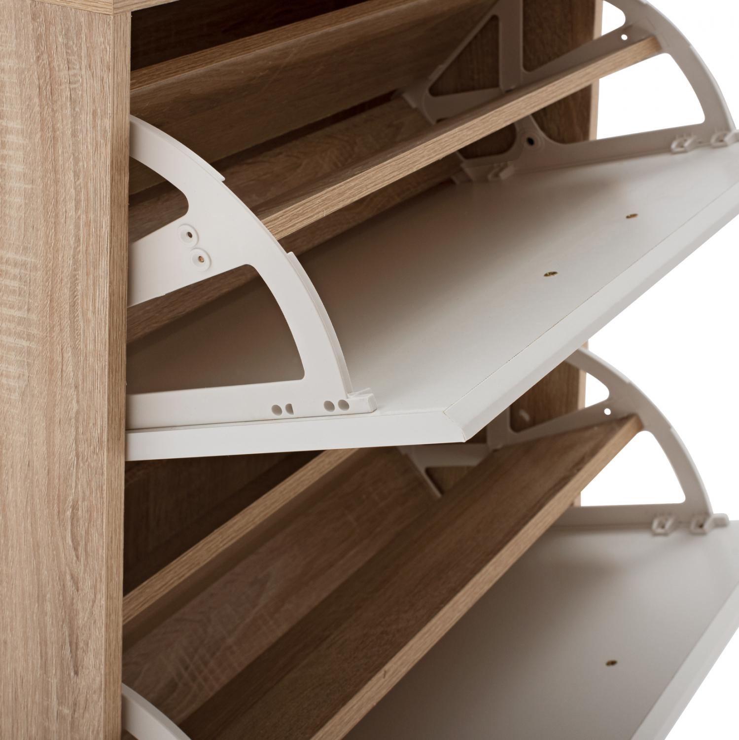 ΠΑΠΟΥΤΣΟΘΗΚΗ ΜΕΛΑΜΙΝΗΣ DAVINA 3ΘΕΣΕΩΝ HM2221.06 SONAMA-ΛΕΥΚΗ 62Χ24Χ110Υ εκ. - Image 6