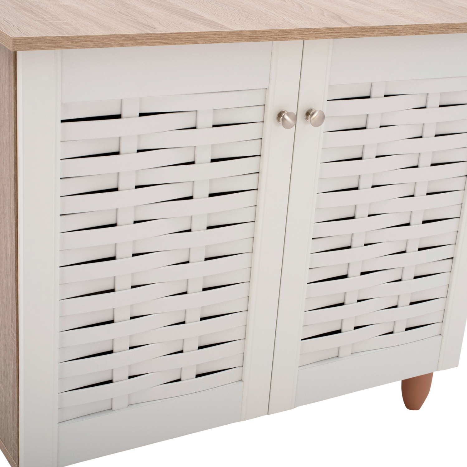 ΠΑΠΟΥΤΣΟΘΗΚΗ-ΝΤΟΥΛΑΠΙ ΞΥΛΙΝΗ HM2208.06 SONAMΑ ΛΕΥΚΗ 77Χ34Χ67,5 εκ. - Image 7