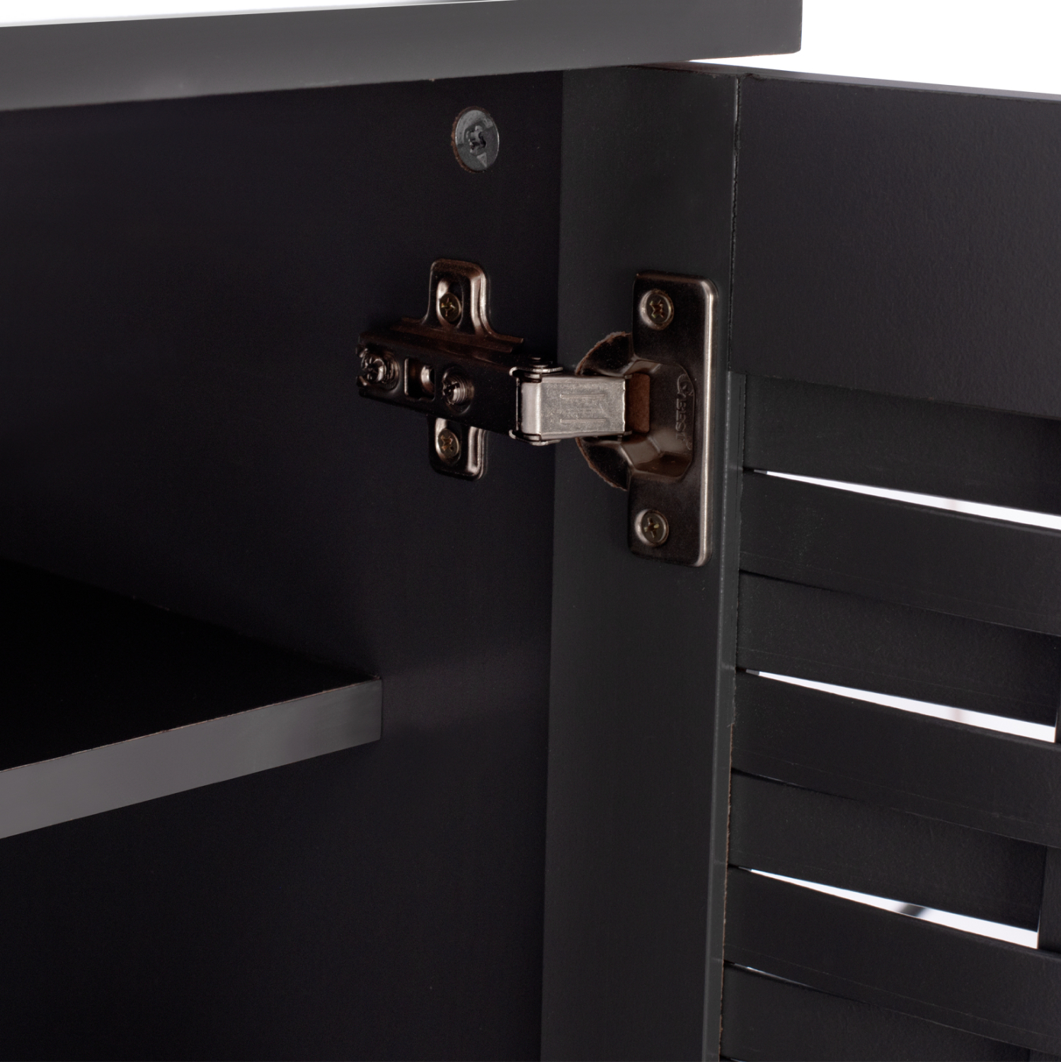 ΠΑΠΟΥΤΣΟΘΗΚΗ-ΝΤΟΥΛΑΠΙ ΞΥΛΙΝΗ KABIRA 4 ΠΟΡΤΕΣ HM2210.10 ΓΚΡΙ 77x34x123Υεκ. - Image 8