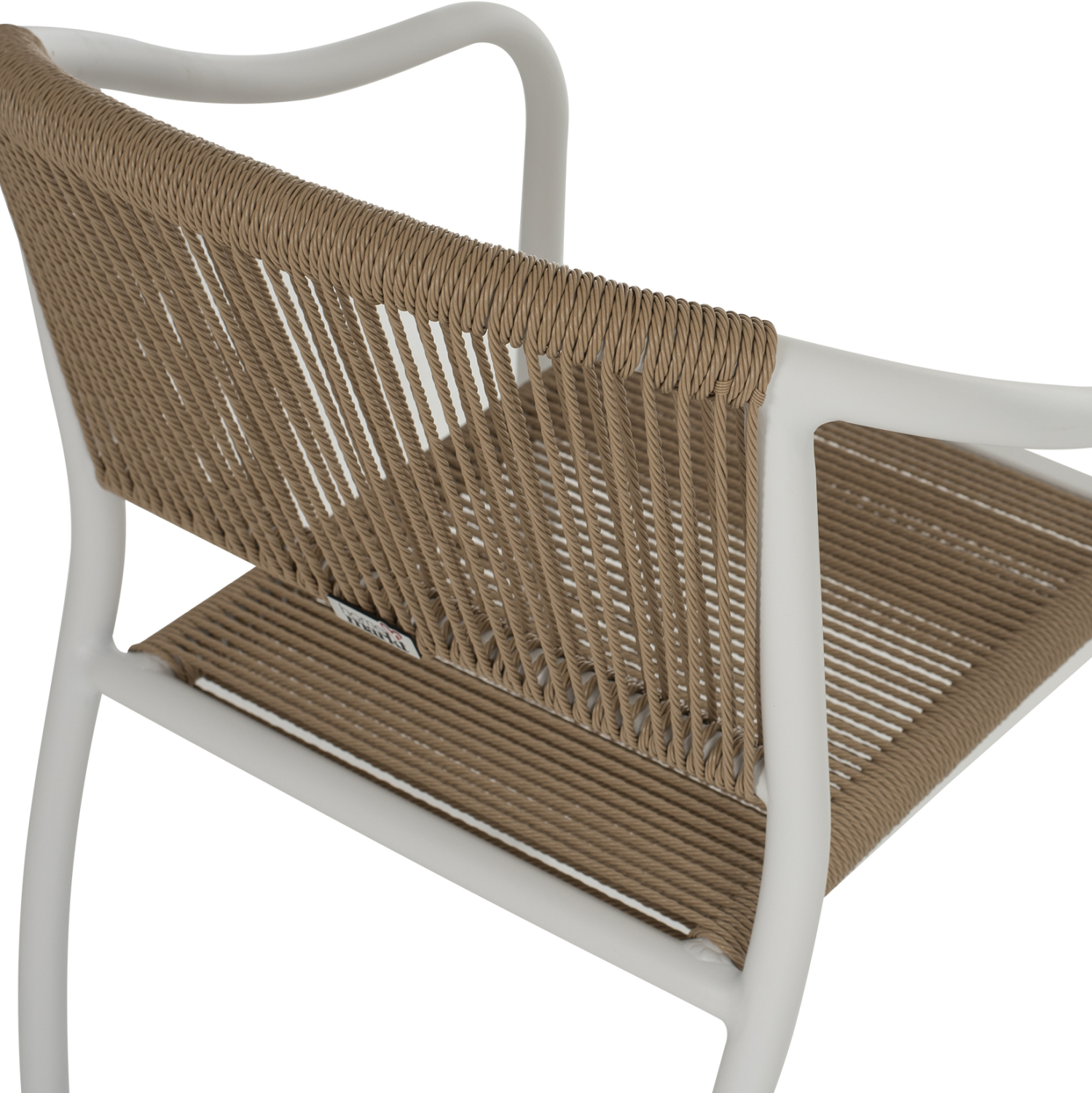 ΠΟΛΥΘΡΟΝΑ ΑΛΟΥΜΙΝΙΟΥ ΛΕΥΚΟ ΜΕ PE RATTAN WICKER HM5856.01 57x63x80Yεκ. - Image 10