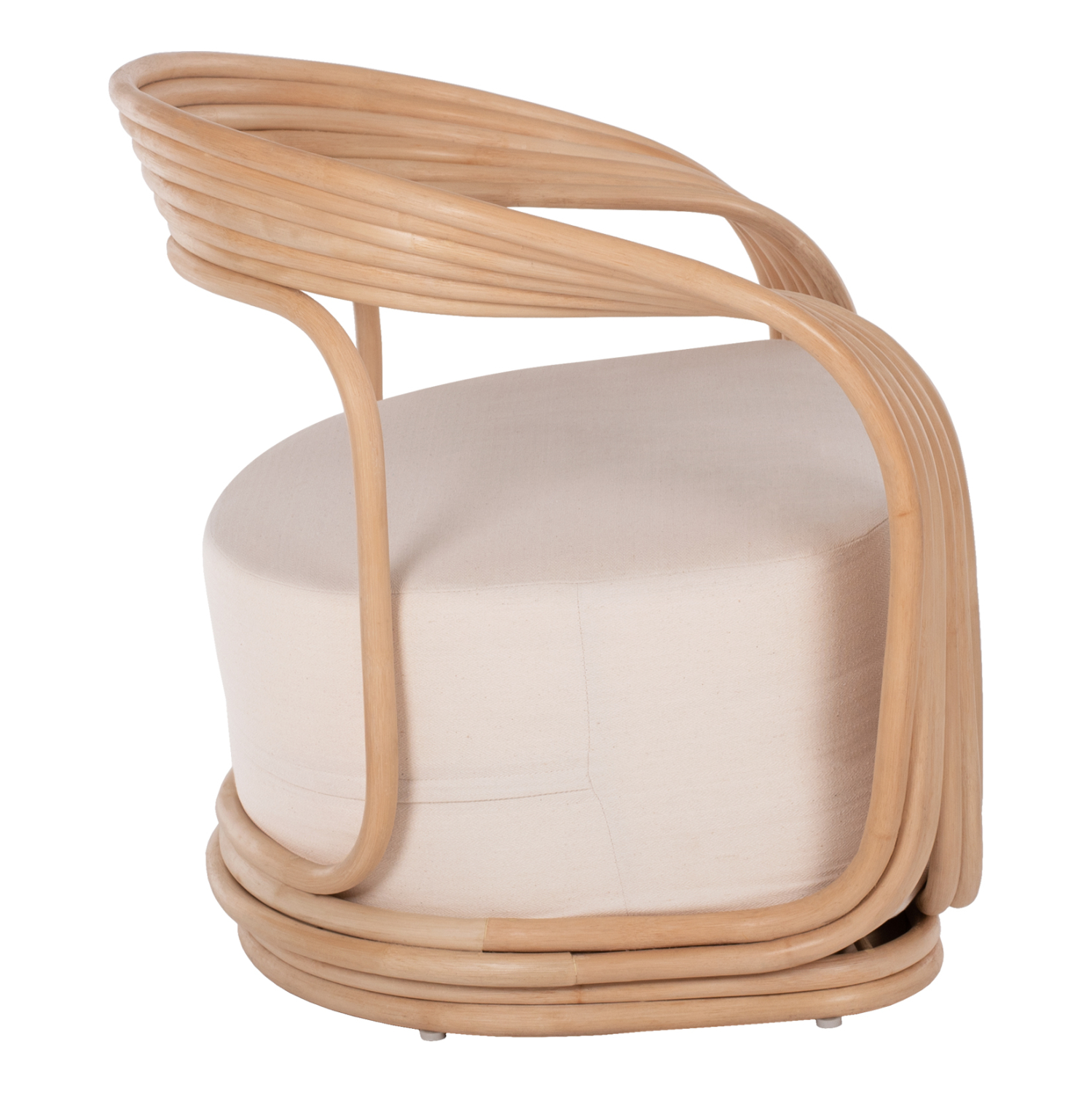 ΠΟΛΥΘΡΟΝΑ DUCHESS ΑΠΟ RATTAN ΦΥΣΙΚΟ-ΕΚΡΟΥ ΜΑΞΙΛΑΡΙ HM9478 81x59x70Y εκ. - Image 4