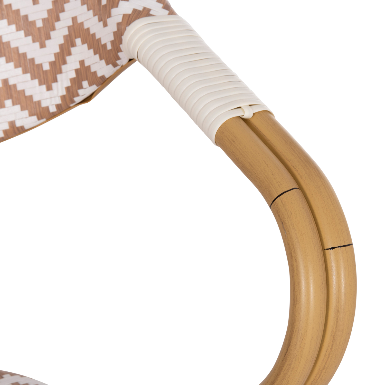 ΠΟΛΥΘΡΟΝΑ BAMBOO LOOK HM5861.03 ΚΑΦΕ-ΛΕΥΚΟ 58.5x58x82Υεκ. - Image 10