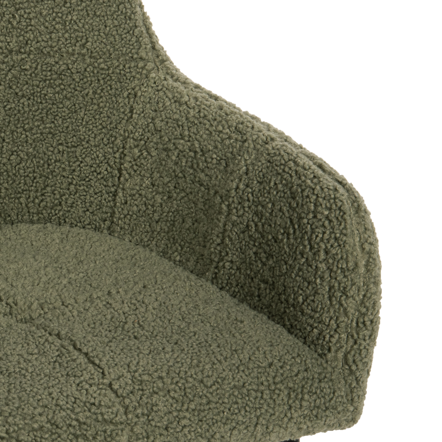 ΠΟΛΥΘΡΟΝΑ SHELLY HM8591.03 ΥΦΑΣΜΑ TEDDY ΦΥΣΤΙΚΙ-ΜΑΥΡΑ ΜΕΤΑΛΛΙΚΑ ΠΟΔΙΑ 57x55x87Yεκ. - Image 8