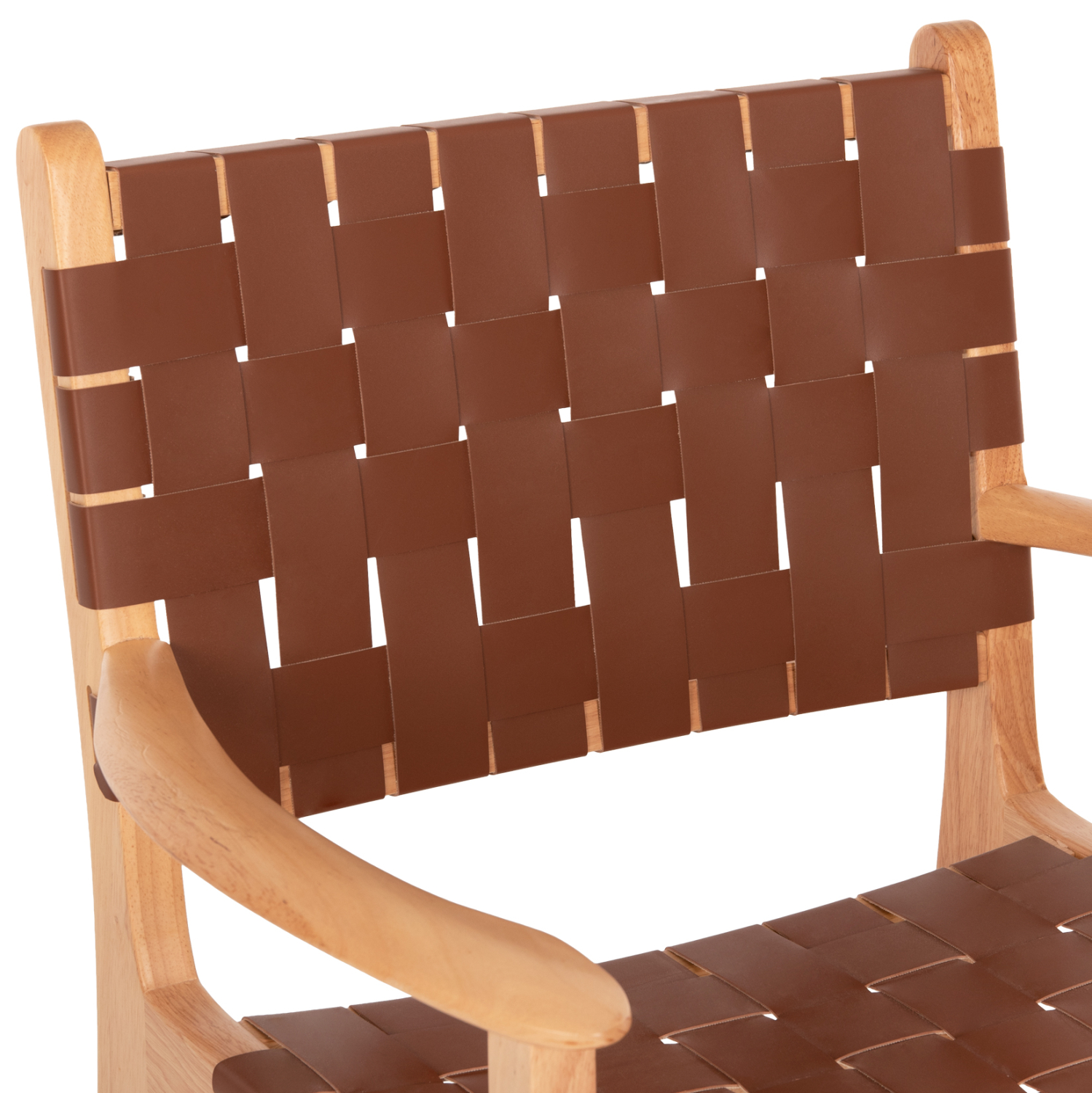 ΠΟΛΥΘΡΟΝΑ FELIPE HM9328.01 ΤΟΟΝ ΞΥΛΟ ΜΕ PU ΚΑΦΕ 62x59x86Y εκ. - Image 7