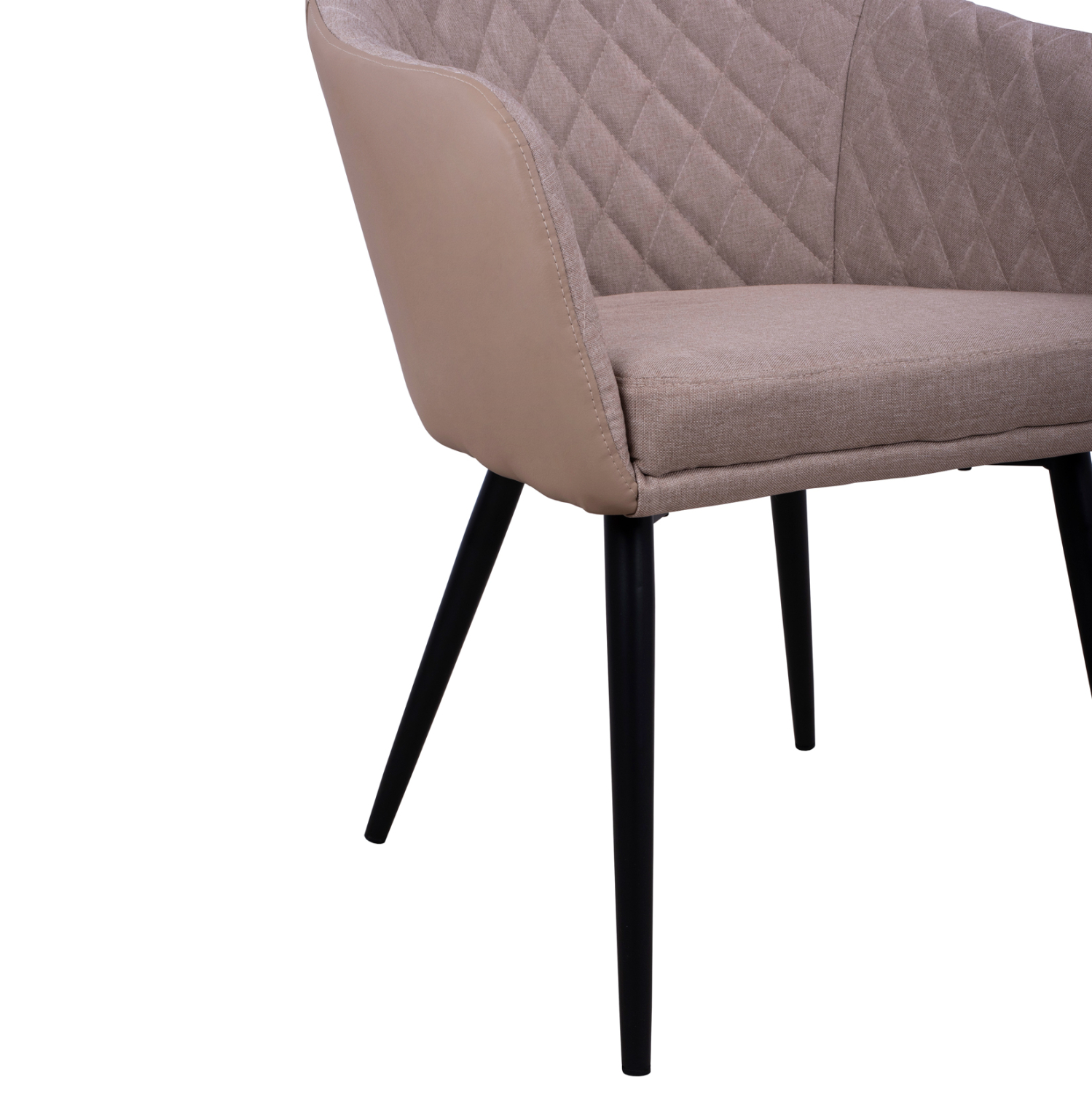 ΠΟΛΥΘΡΟΝΑΚΙ CHARLES HM8522.07 ΜΕ ΥΦΑΣΜΑ ΜΠΕΖ & PU ΜΠΕΖ 57x63x83Υ εκ. - Image 9