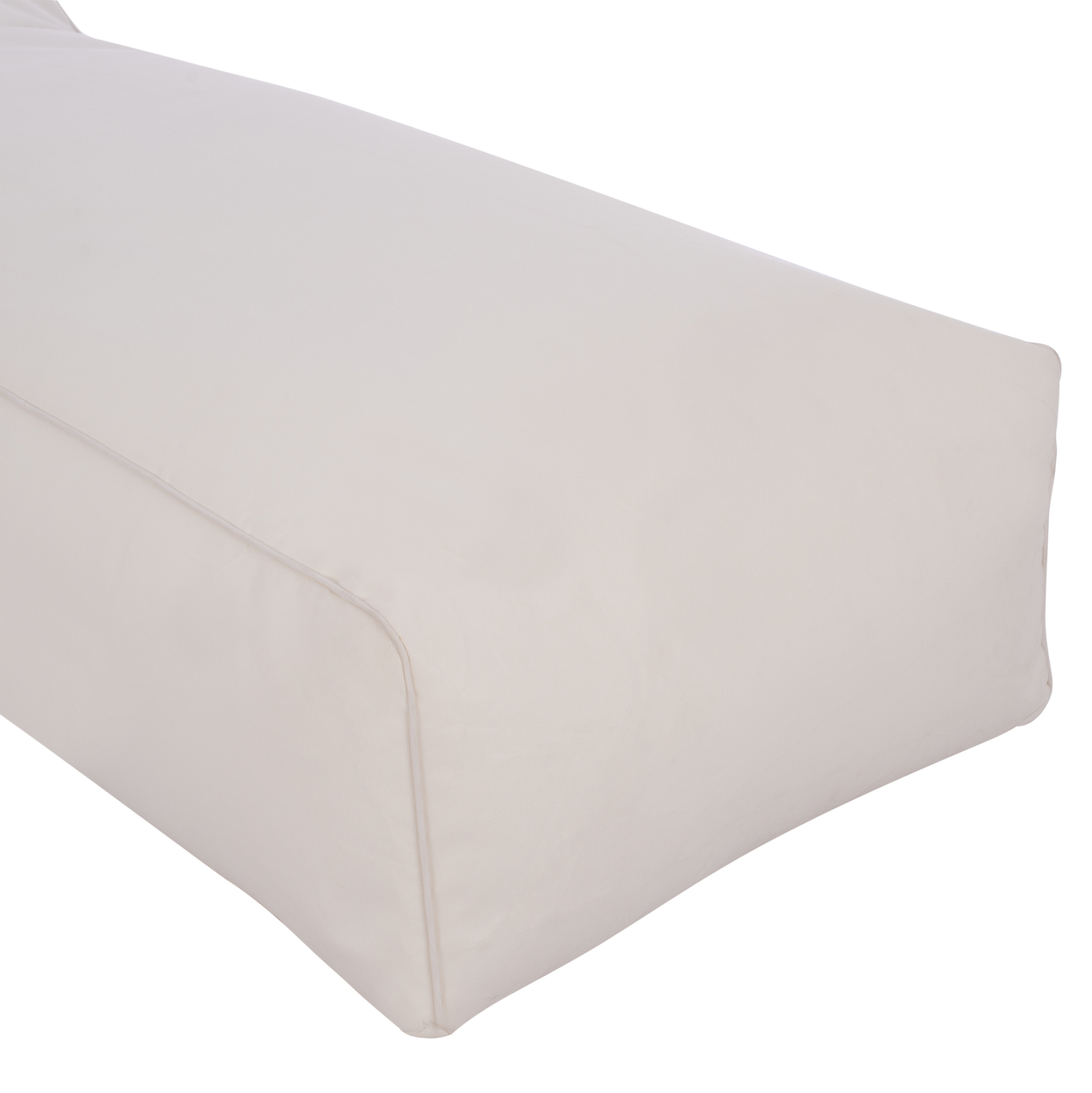 ΠΟΥΦ ΞΑΠΛΩΣΤΡΑ WADELIN HM5774.11 ΜΕ TEXTILINE ΛΕΥΚΟ 190x80x40-60Υ εκ. - Image 6