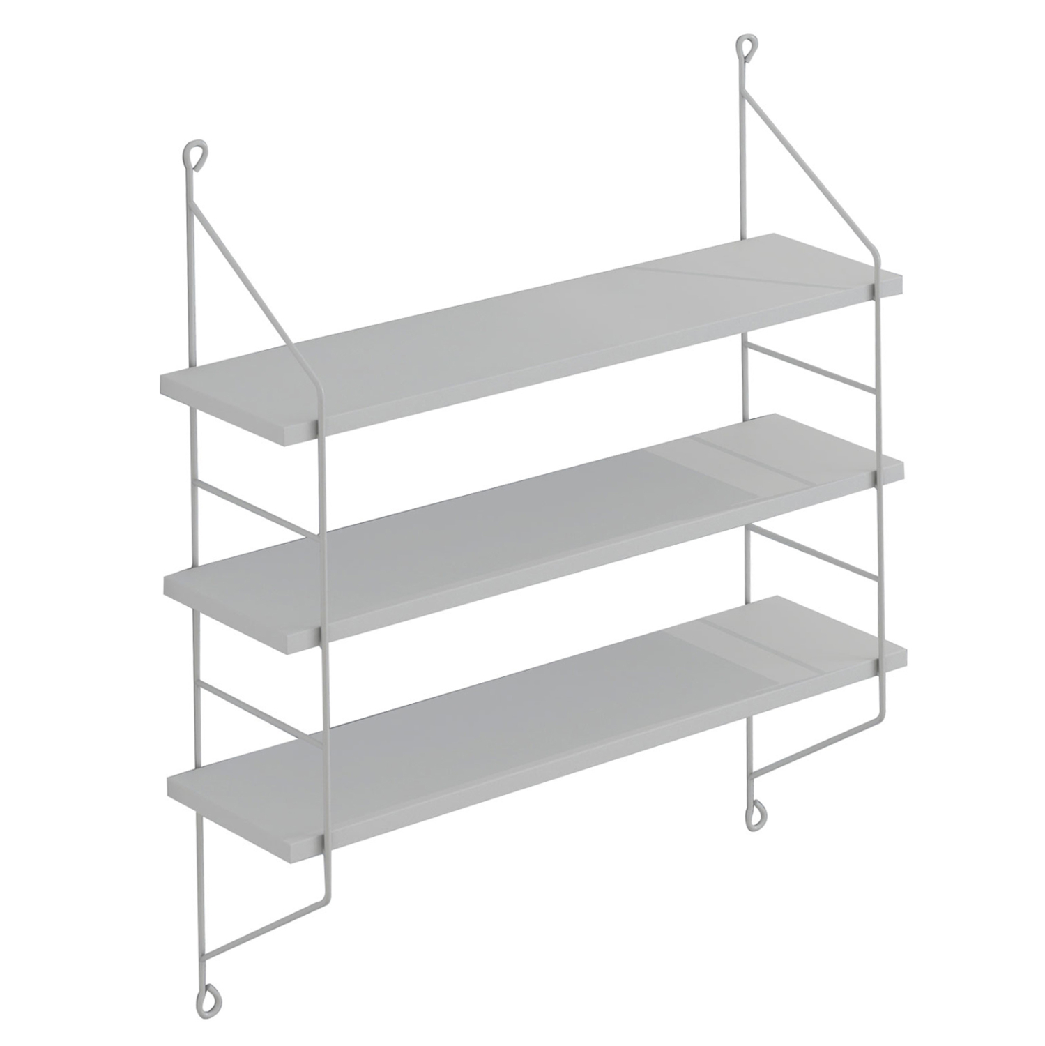 ΡΑΦΙΕΡΑ ΤΟΙΧΟΥ ACHALA ΜΕΛΑΜΙΝΗΣ HM9185.15 ΛΕΥΚΟ 60x15x68Y εκ. - Image 3