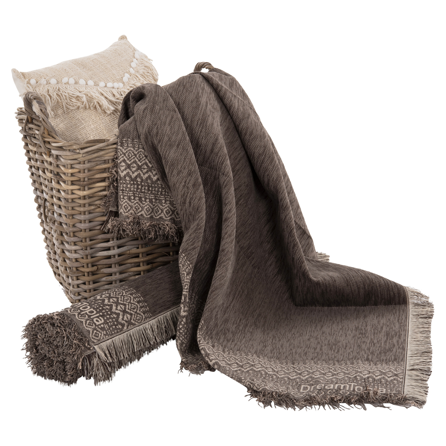 ΡΙΧΤΑΡΙ ME ΚΡΟΣΙΑ DREAMTOPIA HM12163.08 ΣΕ ΚΑΦΕ ΧΡΩΜΑ 245X170εκ. - Image 4