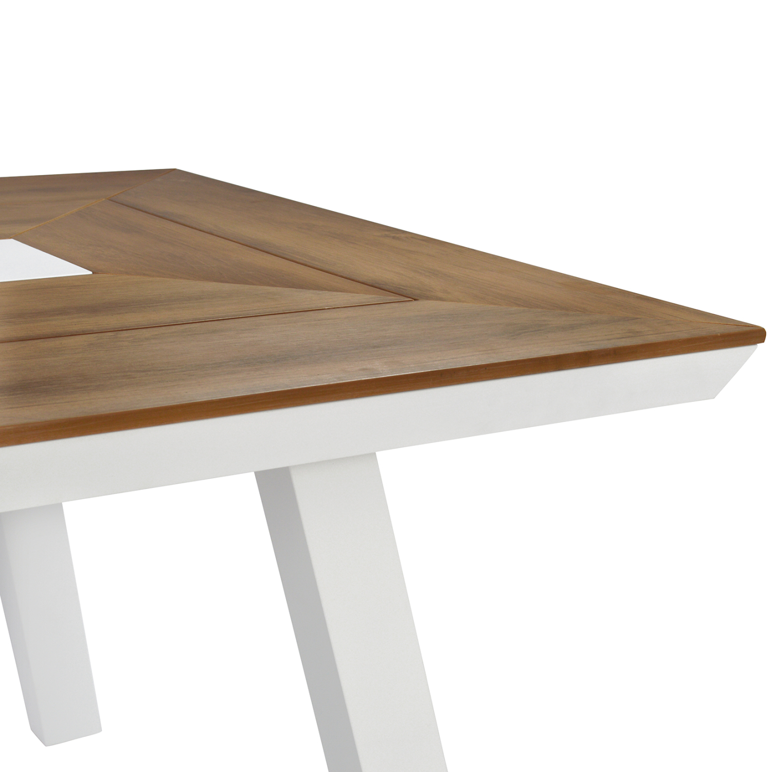 ΣΕΤ ΤΡΑΠΕΖΑΡΙΑΣ TABER HM10738.01 ΤΡΑΠΕΖΙ & 6 ΠΟΛΥΘΡΟΝΕΣ-ΑΛΟΥΜΙΝΙΟ & POLYWOOD-ΛΕΥΚΟ - Image 7