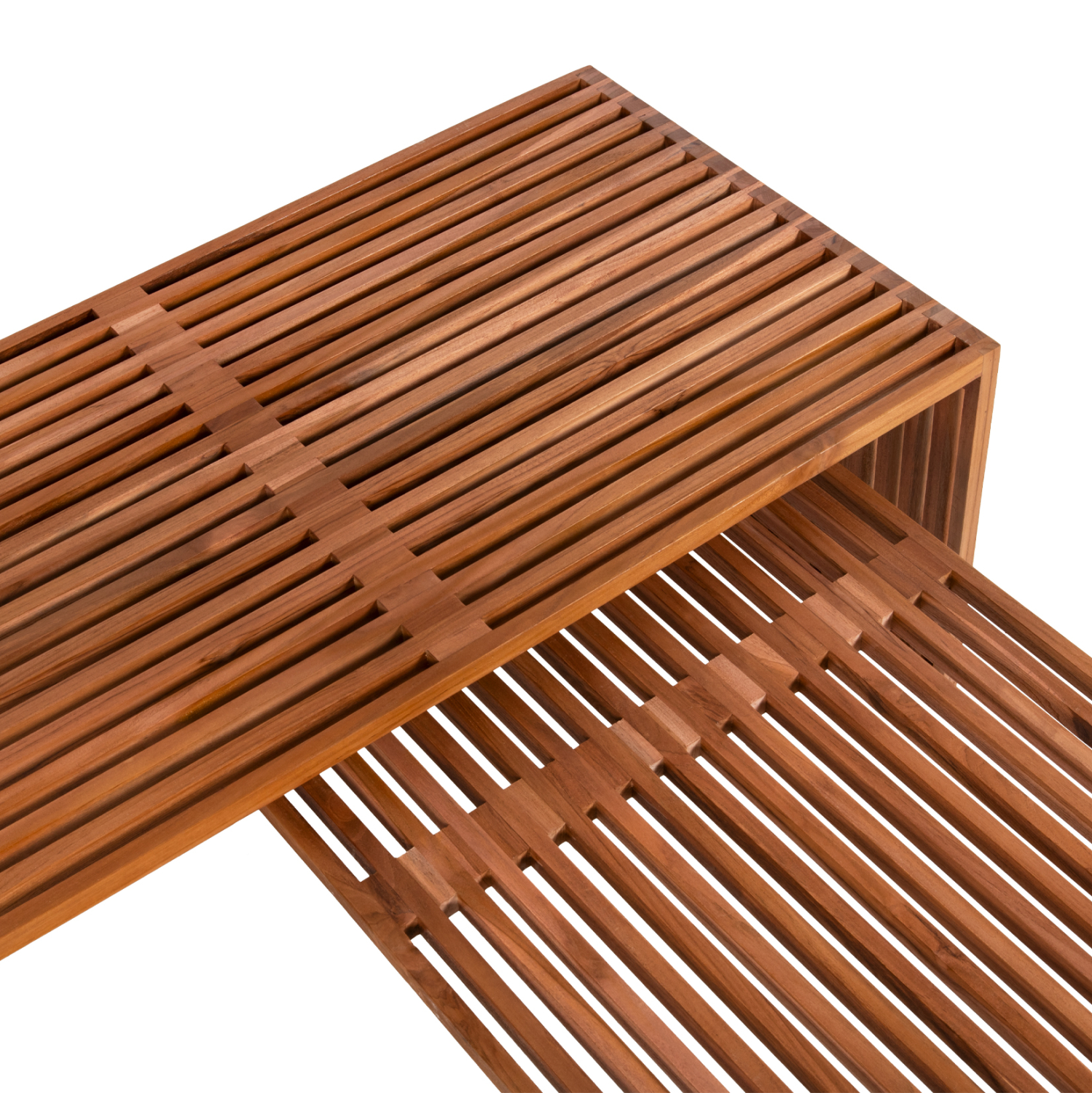 ΣΕΤ ΤΡΑΠΕΖΙΑ ΣΑΛΟΝΙΟΥ NYA HM9548 ΞΥΛΟ ΤΕΑΚ ΣΕ ΦΥΣΙΚΟ ΧΡΩΜΑ 116x60x46,5Υ εκ. - Image 6